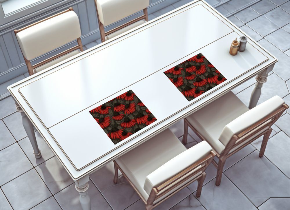 coneflowers", raxxa raxxa, 2-St., Premium-Platzset"Red (Set, Platzdecken) Platzset,