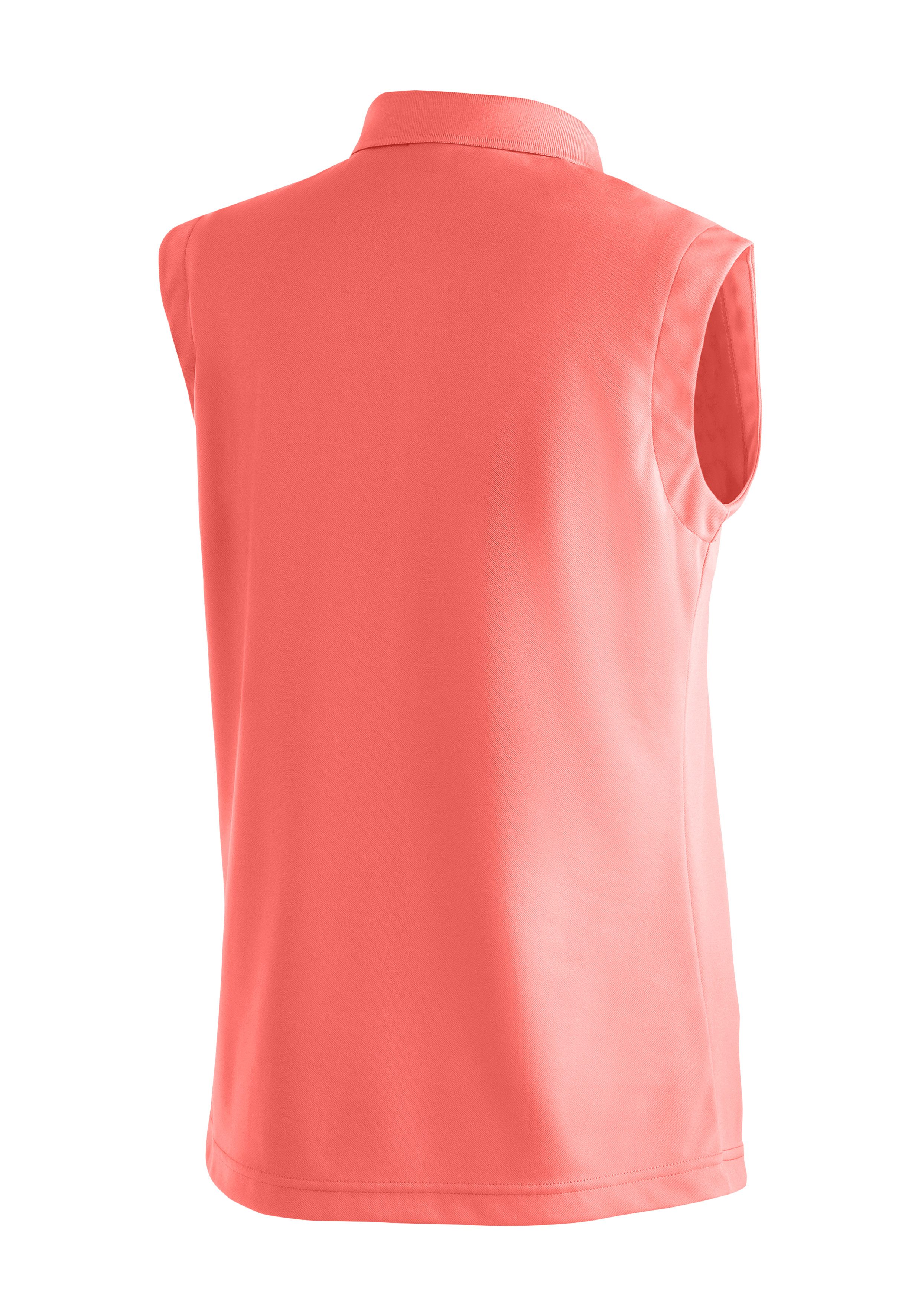 Maier Sports Poloshirt Ulrike sleeveless Damen Polo, leichtes Shirt, ärmelloses Funktionsshirt, Regular Fit