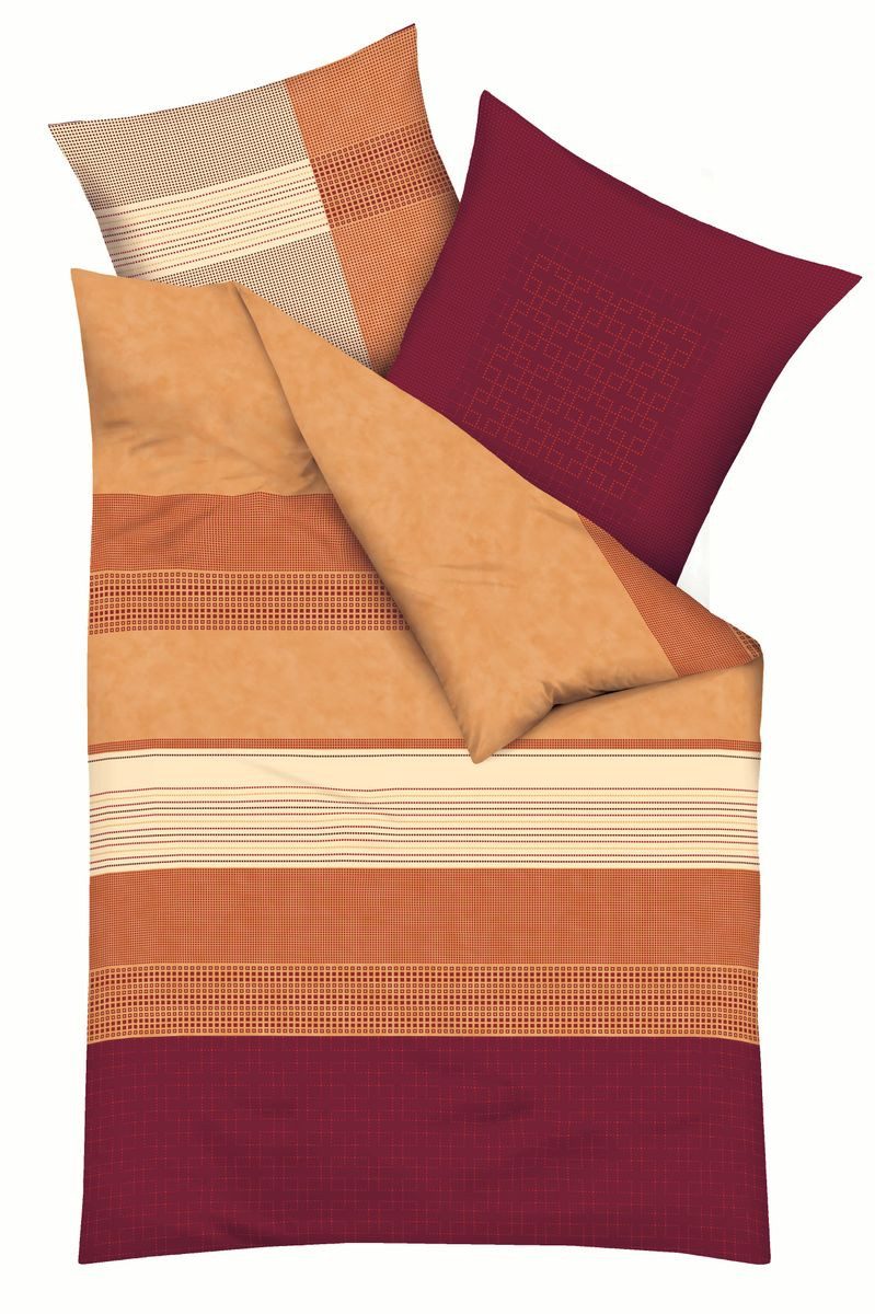 JACK Bettwäsche 155x220cm Obsession Bordeaux Terra günstig online kaufen