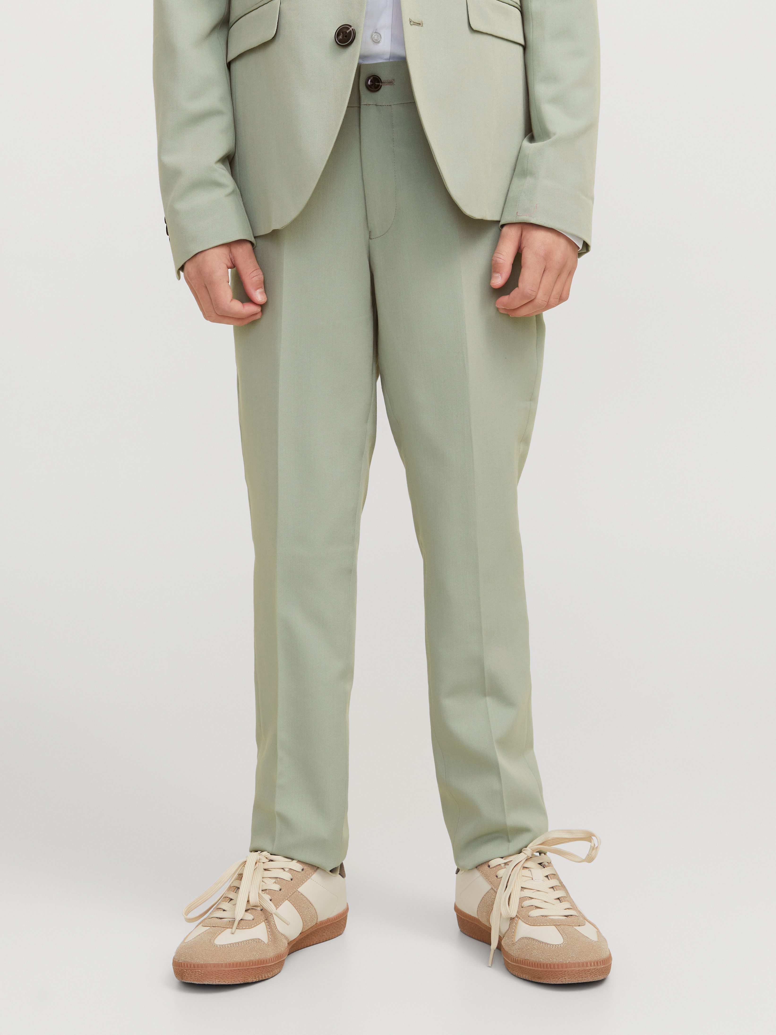 Jack & Jones Junior Anzughose JPRSOLAR elastisch, pflegeleicht, komfortabel unifarben, modisch, slim fit, Web