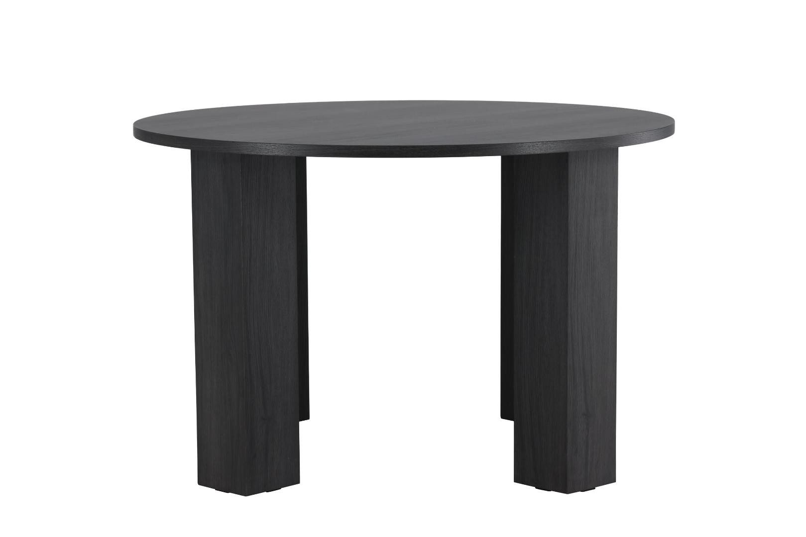 Venture Home Esstisch Juno Esstisch Ø120cm schwarz.