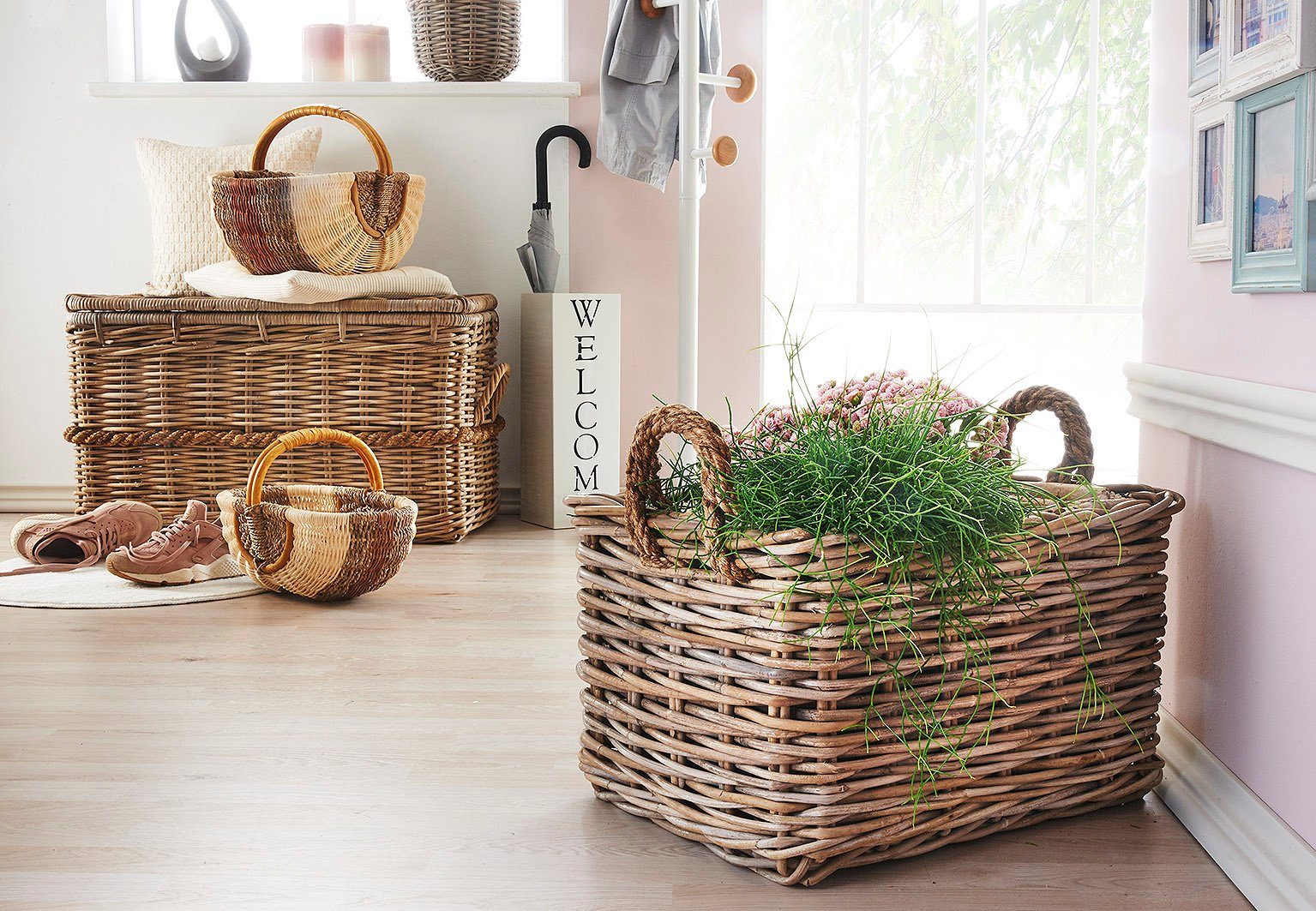 Kobolo Truhe Kiste aus Rattan Kubu günstig online kaufen