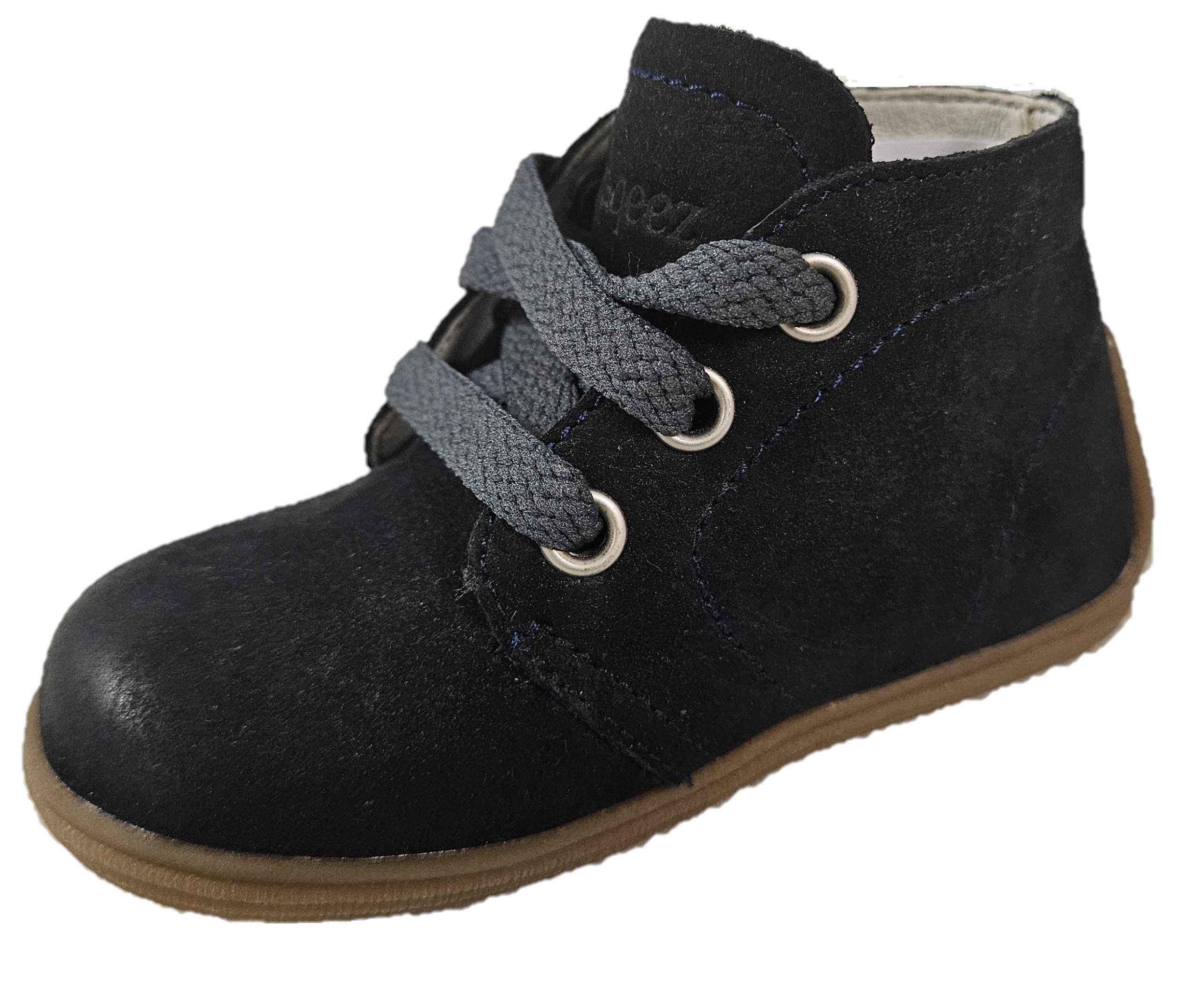 Braqeez Sunny Start Dark Blue 418065 Lederschuh Schnürer Lauflernschuh aus echtem Leder