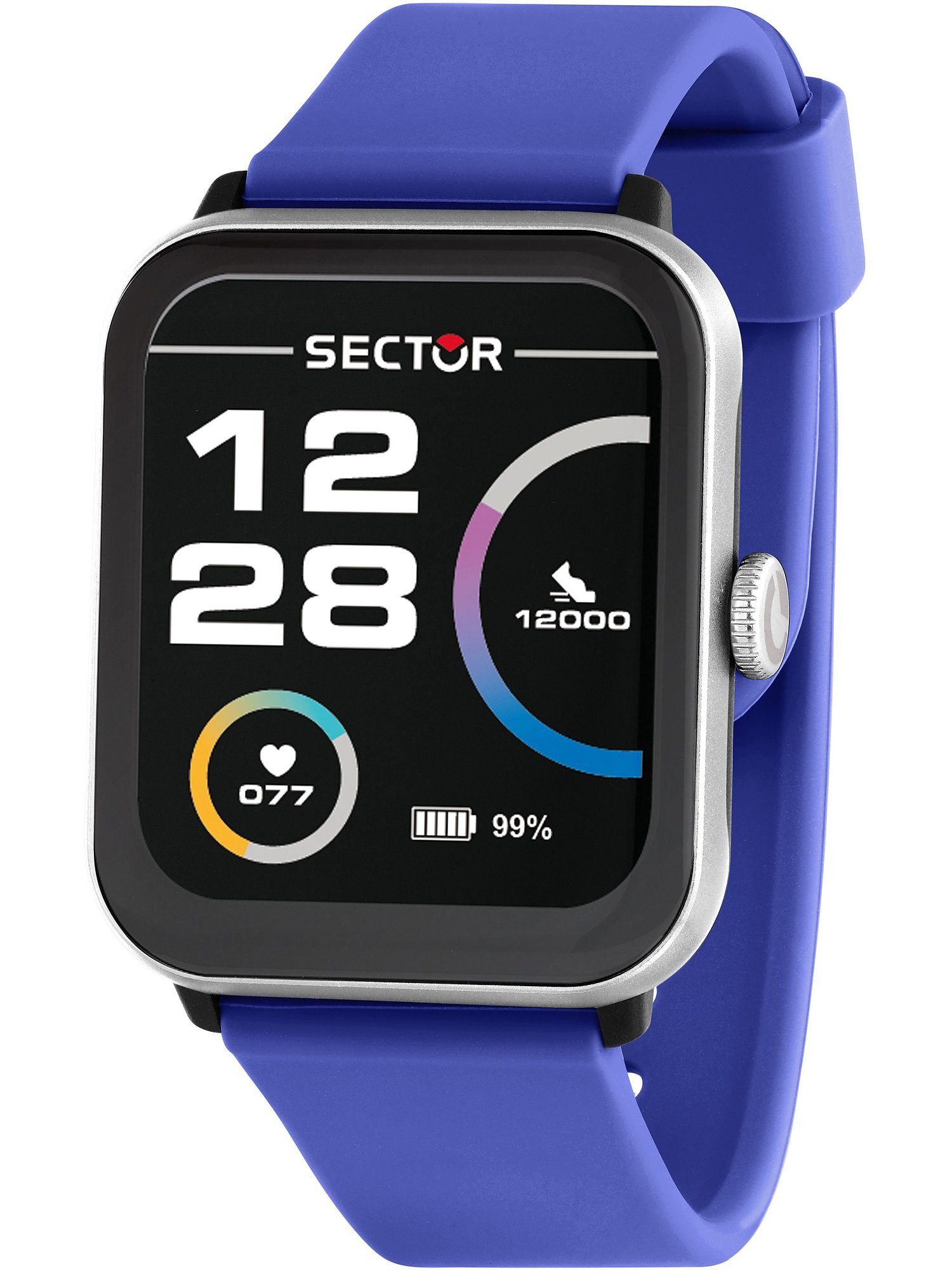 Sector Digitaluhr Sector Herren-Smartwatch Digital Akku