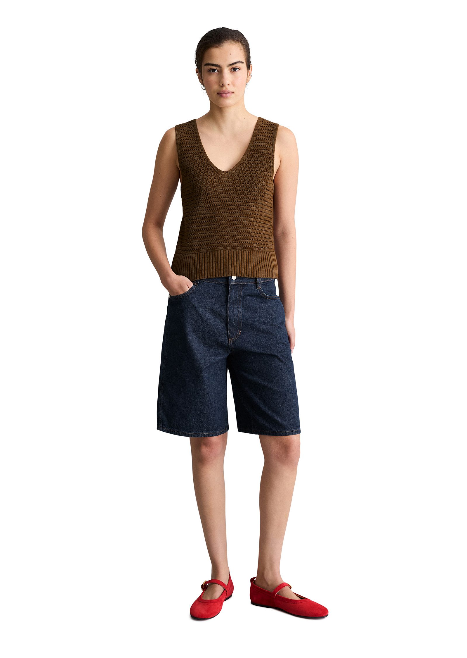 Marc O'Polo DENIM Strickpullover aus Organic Cotton – Bild 5 von 5