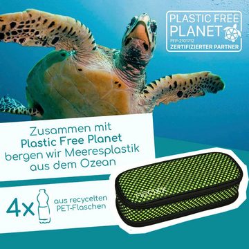 neoxx Schreibgeräteetui Schlamperbox, Catch, All about Neon, aus recycelten PET-Flaschen