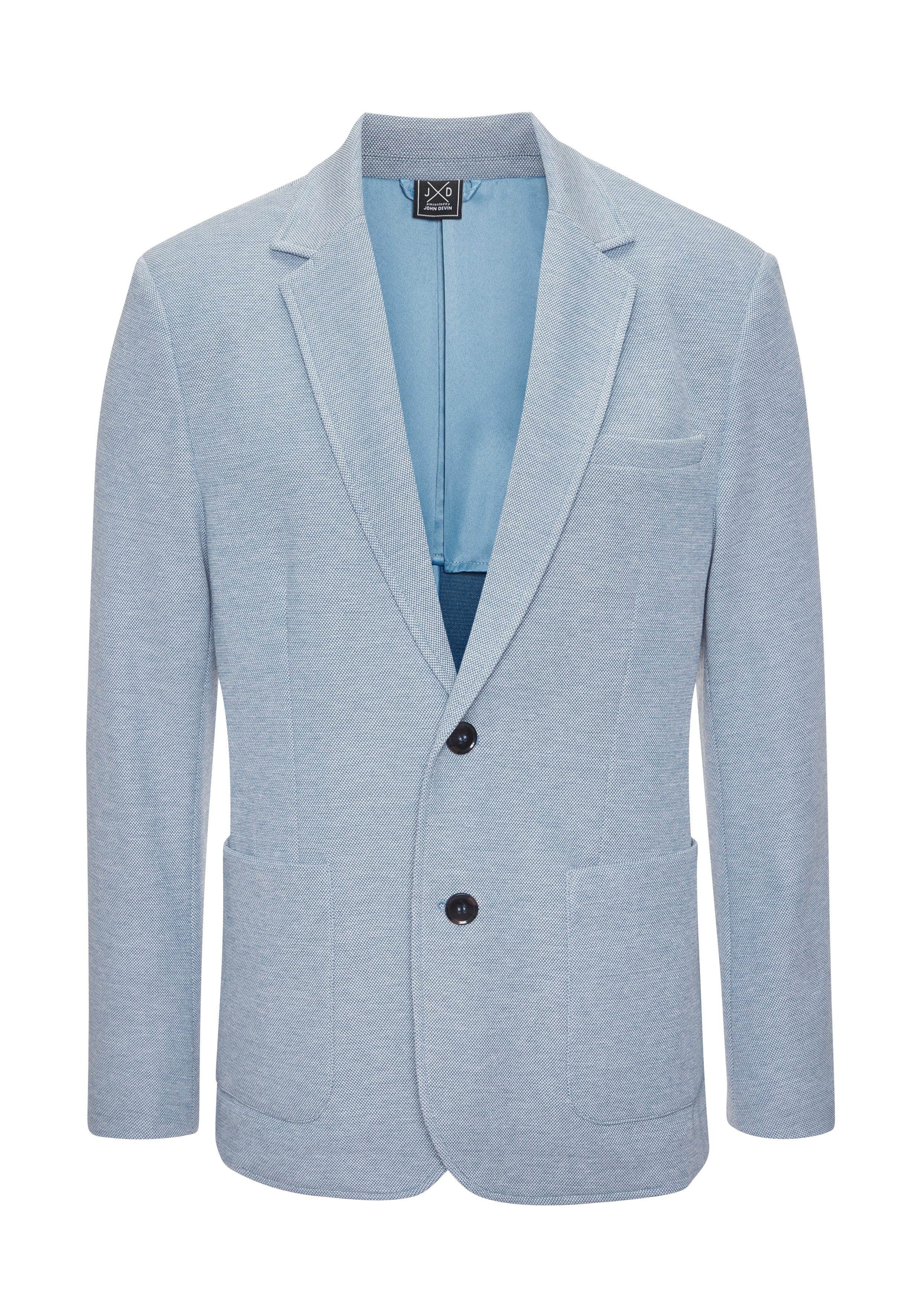 John Devin Sakko aus elastischer Jersey Pikee-Qualität lässiges Stretchsakko mit dezentem Muster. € 89,99