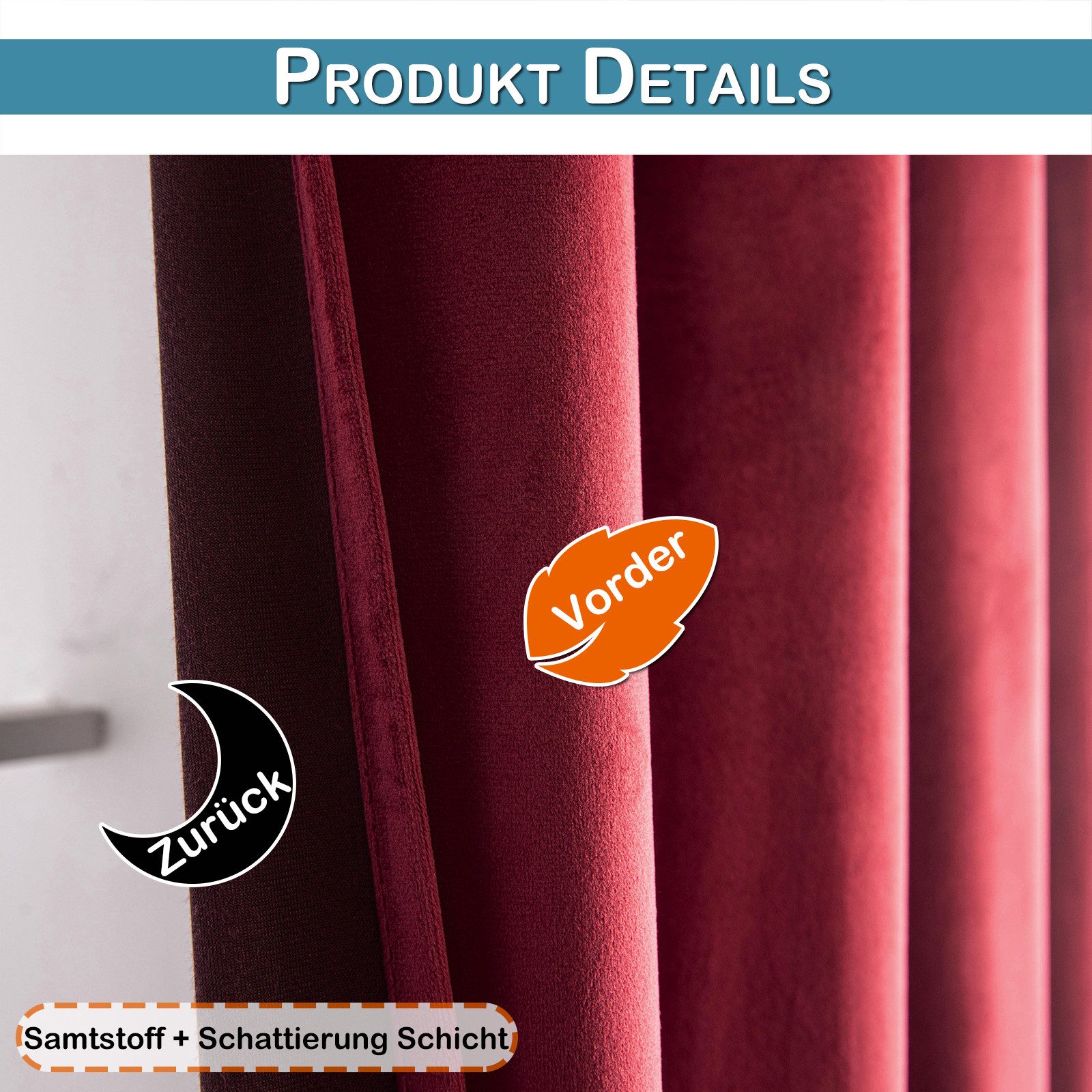 LMaxhome Verdunkelungsvorhang Blickdicht Samt Velvet Vorhang günstig online kaufen