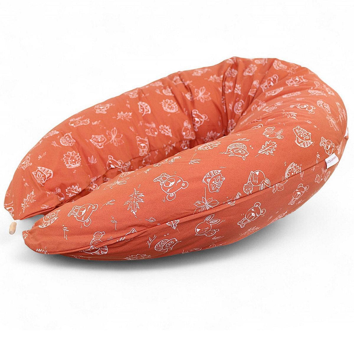 HOBEA-Germany Stillkissen Stillkissen Waldbewohner rostrot, BIO-Baumwolle - günstig online kaufen