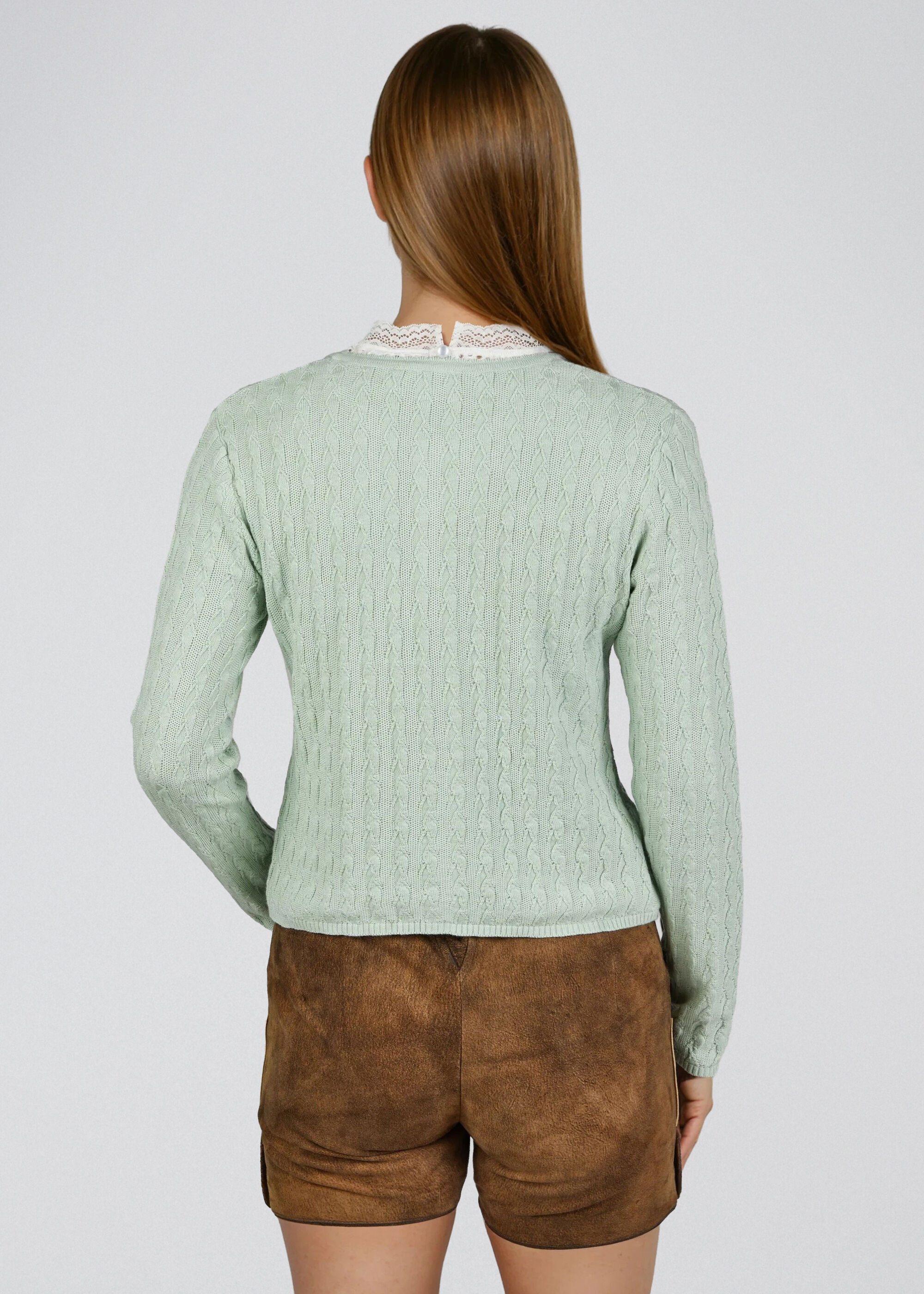 Spieth & Wensky Trachtenstrickjacke Hummeltal (1-tlg) mit klassischem Zopfmuster