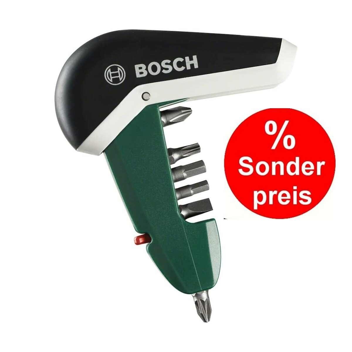 BOSCH Bohrer- und Bitset Bosch 7tlg. Pocket Schrauberbit-Set Bit Bits Schraubendreher Bitset