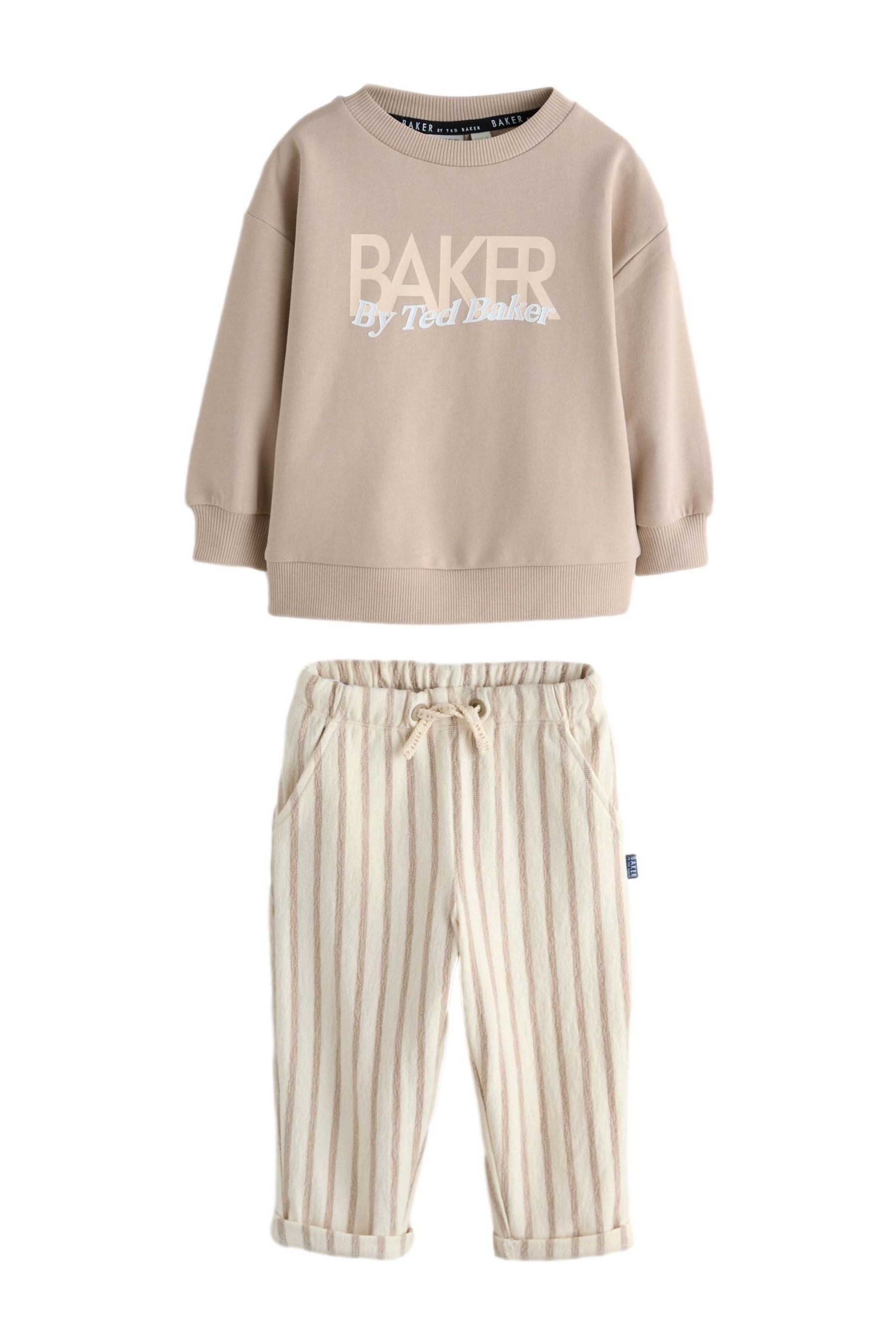 Baker by Ted Baker Sweatanzug Baker by Ted Baker Sweatshirt und Hose, Streifen (2-tlg)