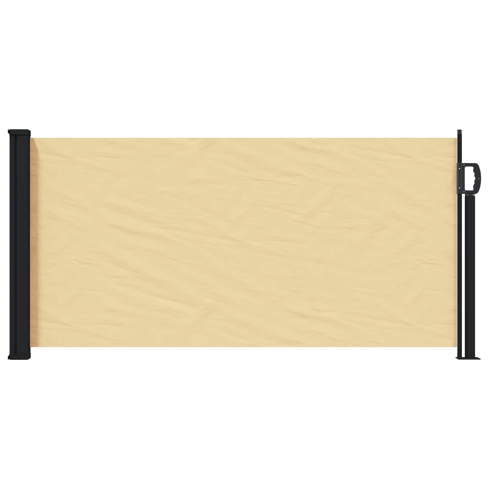 vidaXL Seitenmarkise Ausziehbare Seitenmarkise 300 x 100 cm Polyester Rechteckig (1-St)