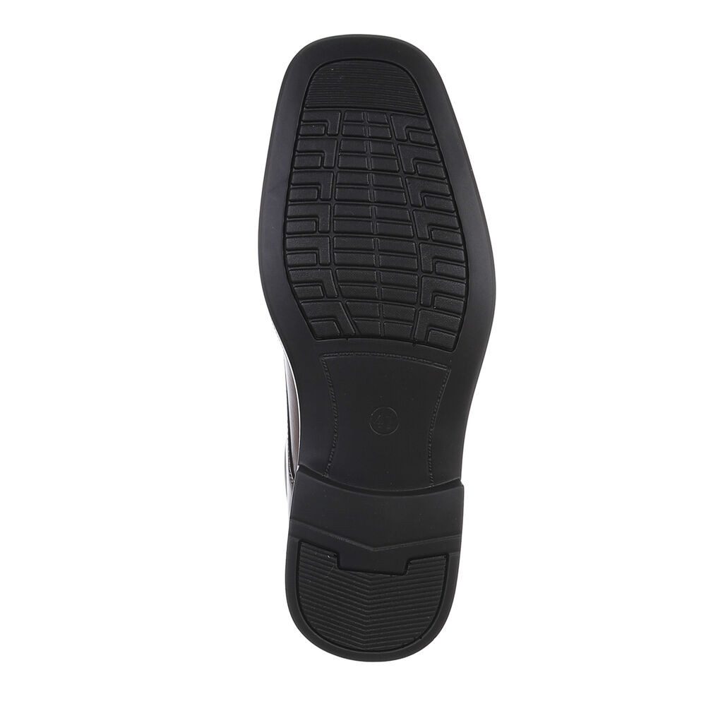 Coolwalk Herren Businessschuhe Elegant Slipper (87284644) Blockabsatz Business-Schuhe in Braun – Bild 3 von 4