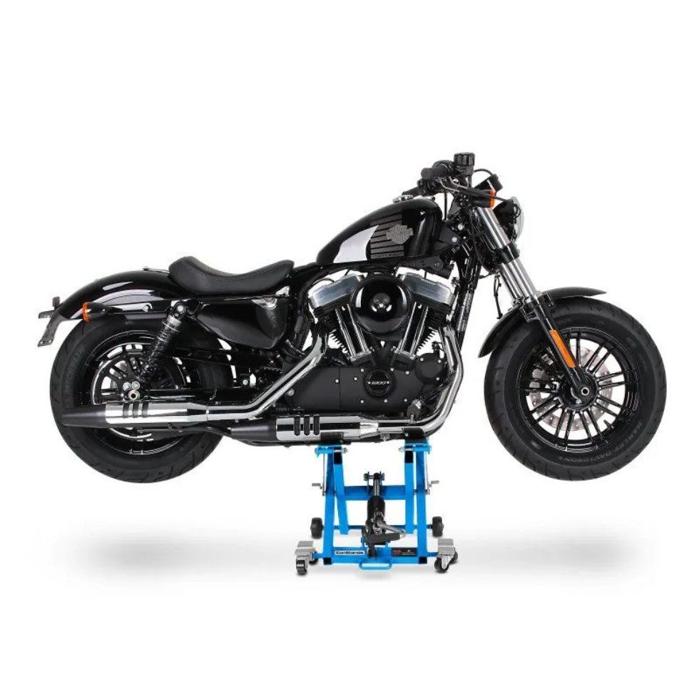 ConStands Motorradheber - Motorrad Hebebühne Hydraulisch XL 500kg Scherenheber Hydraulik-Lift