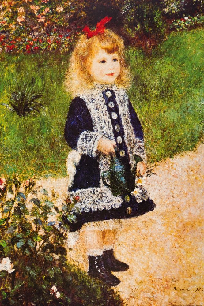 Poster Pierre Auguste Renoir Kunstdruck Bild - Mädchen Mit