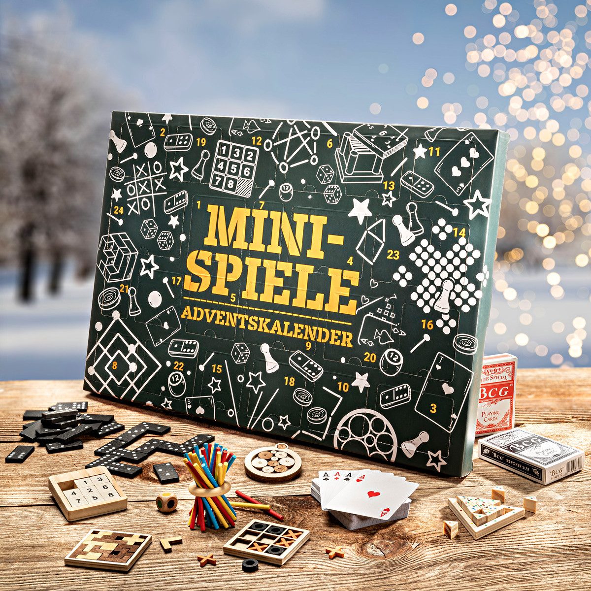 BRAST Adventskalender Knobel & Mini-Spiele Duftkerzen günstig online kaufen