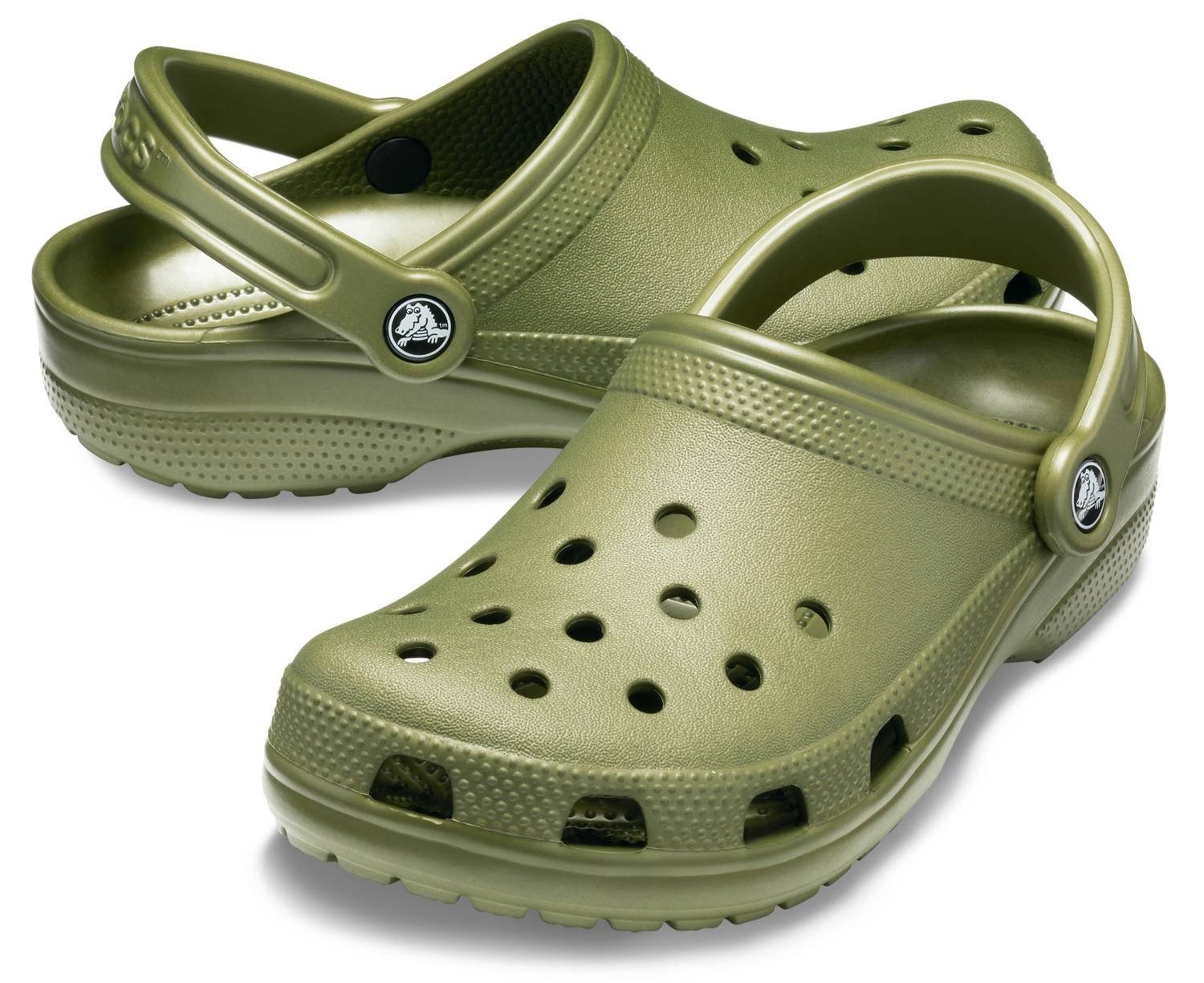 Outlet-Produkte Crocs Crocs Clog Green Army Classic