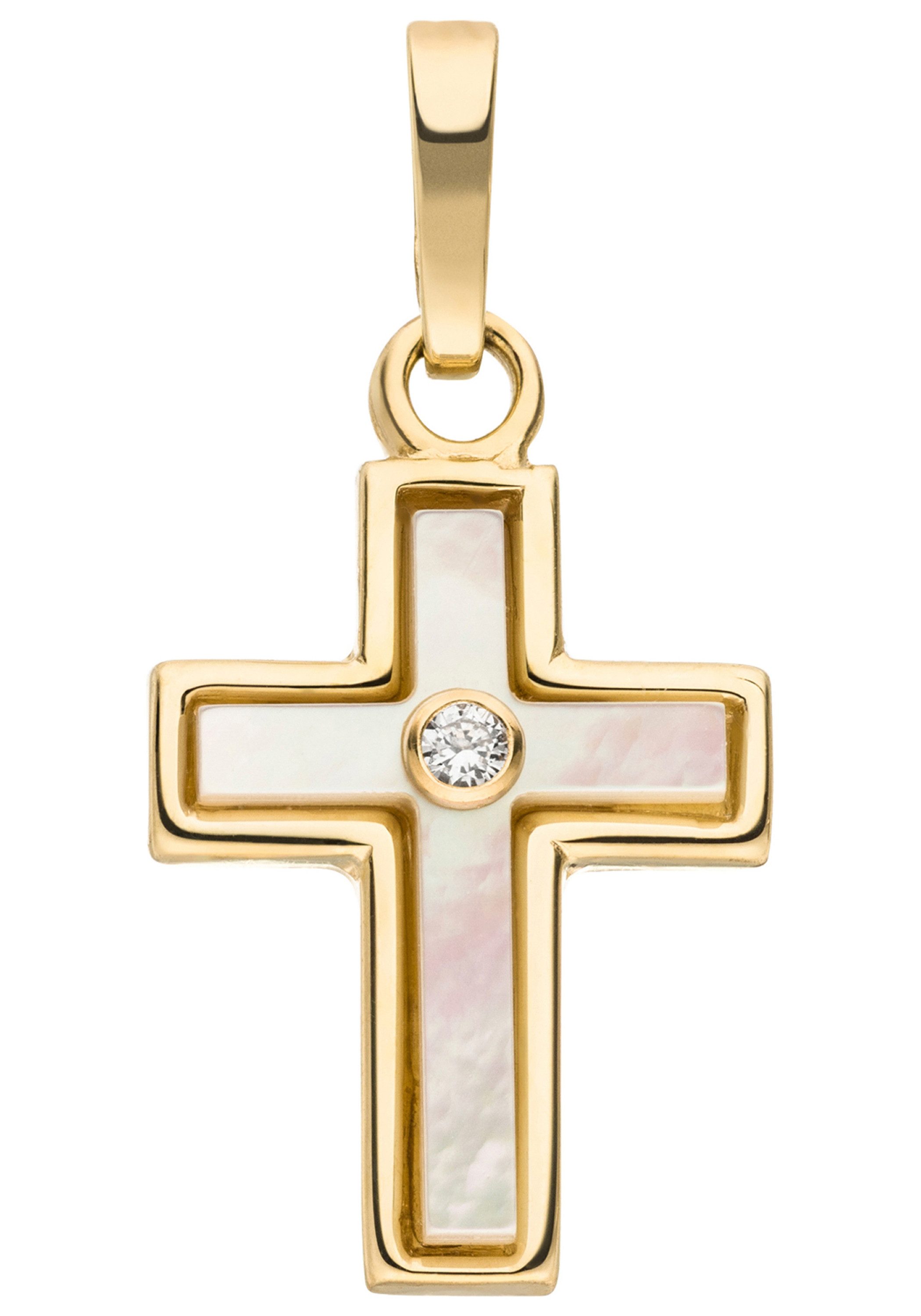 JOBO Kettenanhänger Anhänger Kreuz, 37...