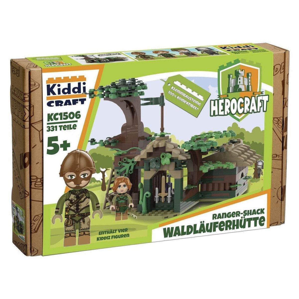 Wisam Kiddicraft KC1506 Waldläuferhütte Spielbausteine