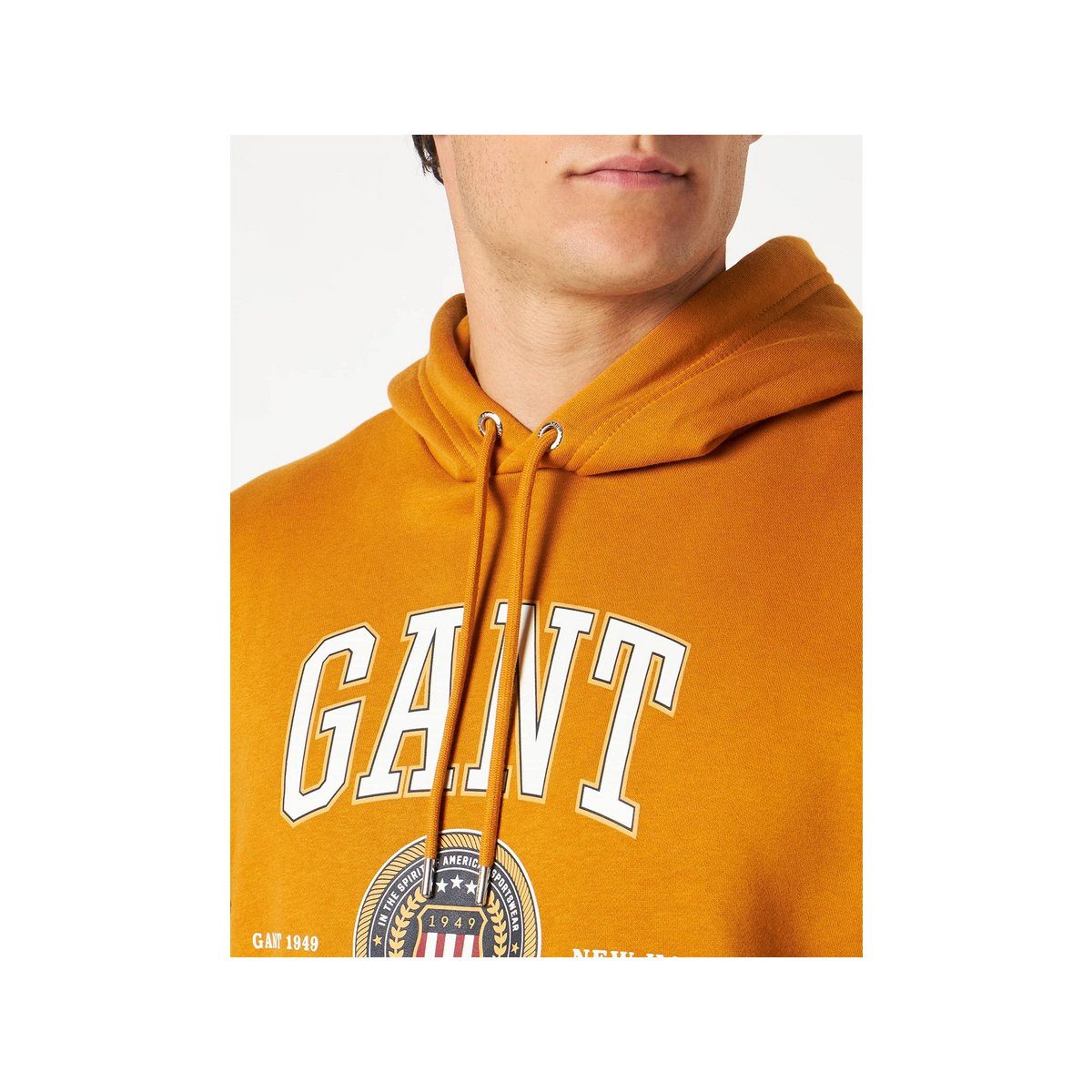 822 orange Sweatshirt (1-tlg) DK MUSTARD ORANGE Gant