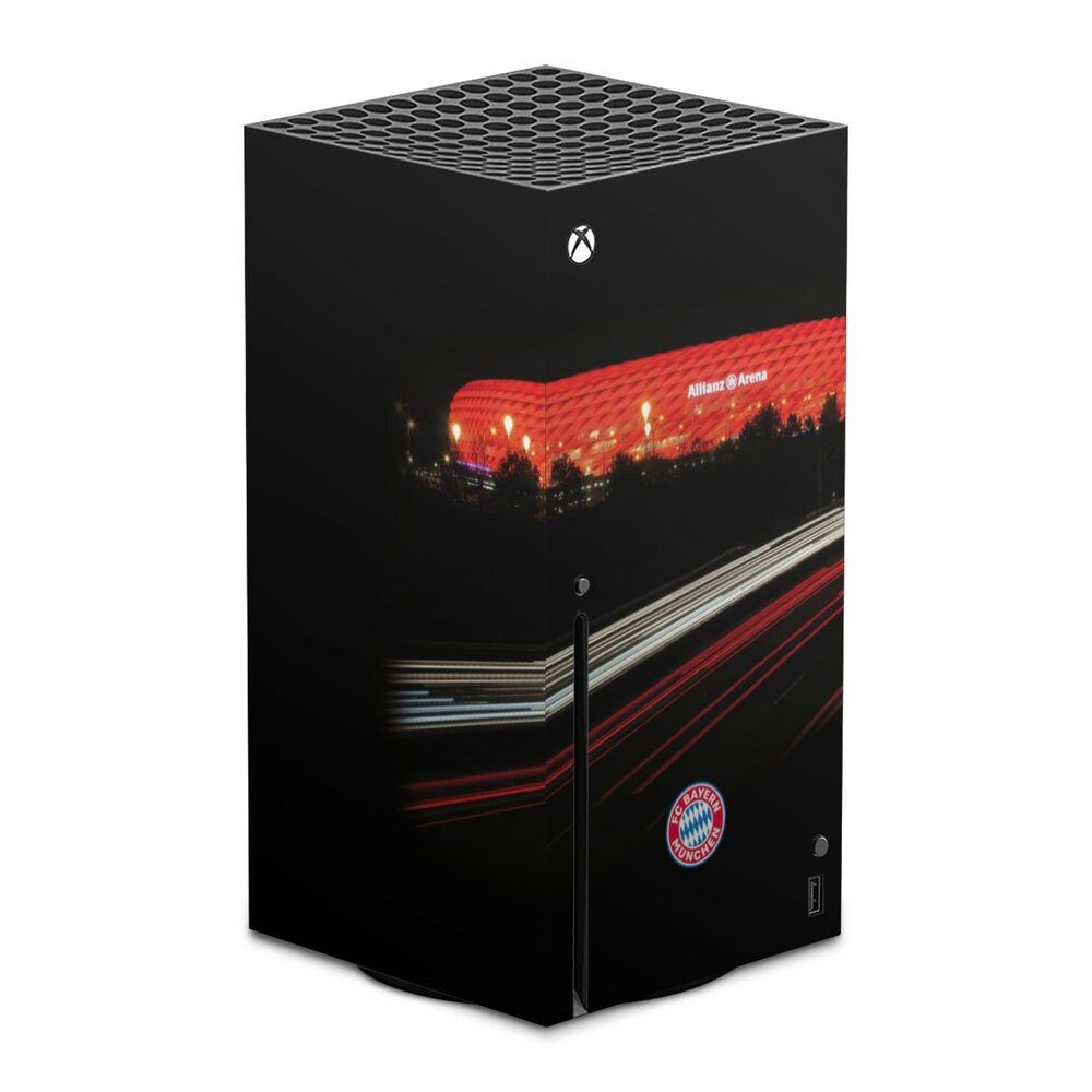 DeinDesign Konsolen-Cover FC Bayern München FCB Stadion FC Bayern München Allianz Arena, Microsoft Xbox Series X Skin Aufkleber Sticker Folie