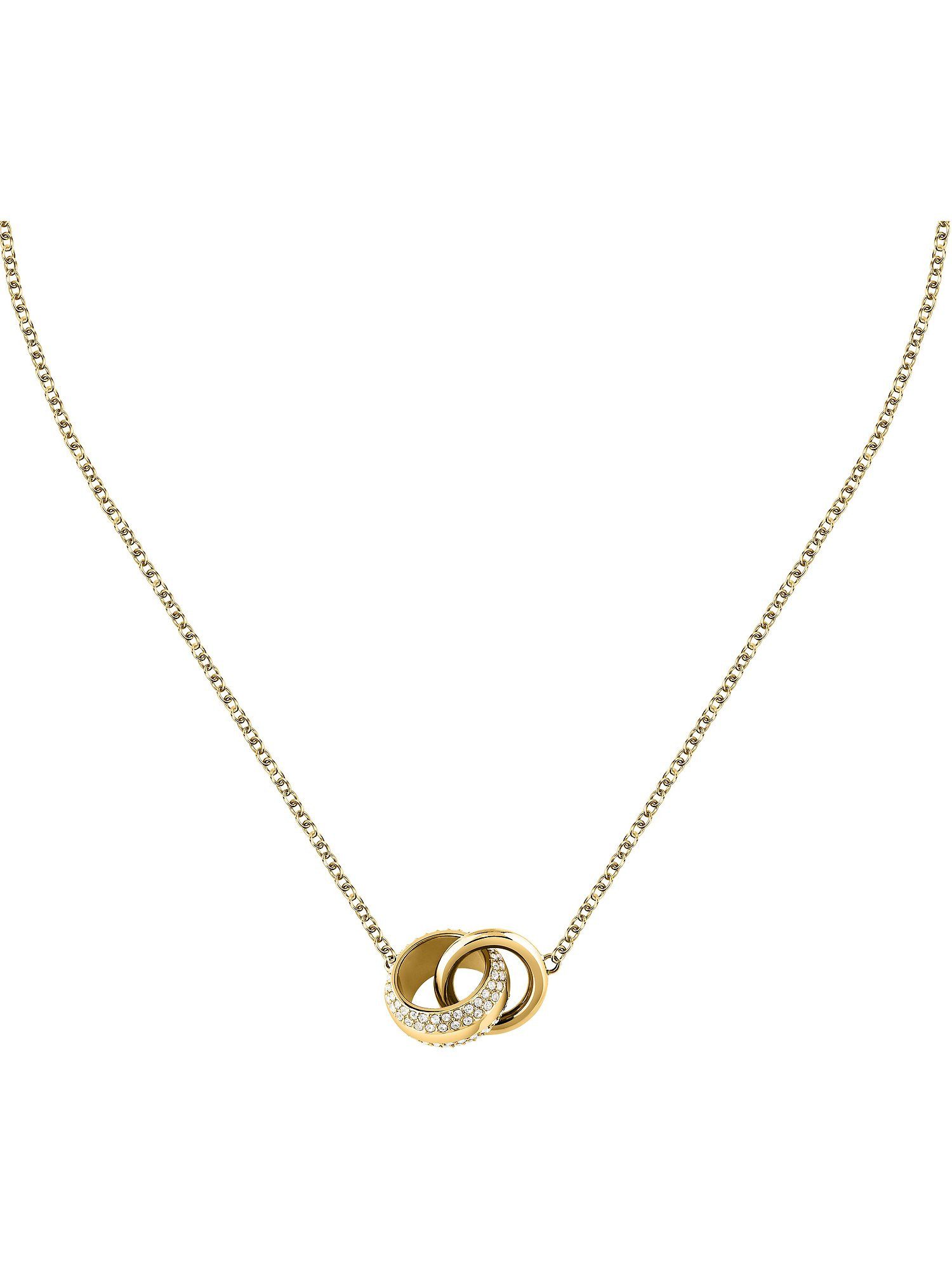 KARL LAGERFELD Collier Karl Lagerfeld Damen-Kette Edelstahl Kristall
