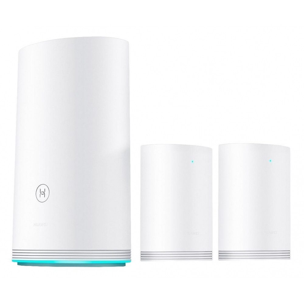 Huawei WS5280 WiFi Q2 Pro Router mit 2 Adaptern. WLAN-Router