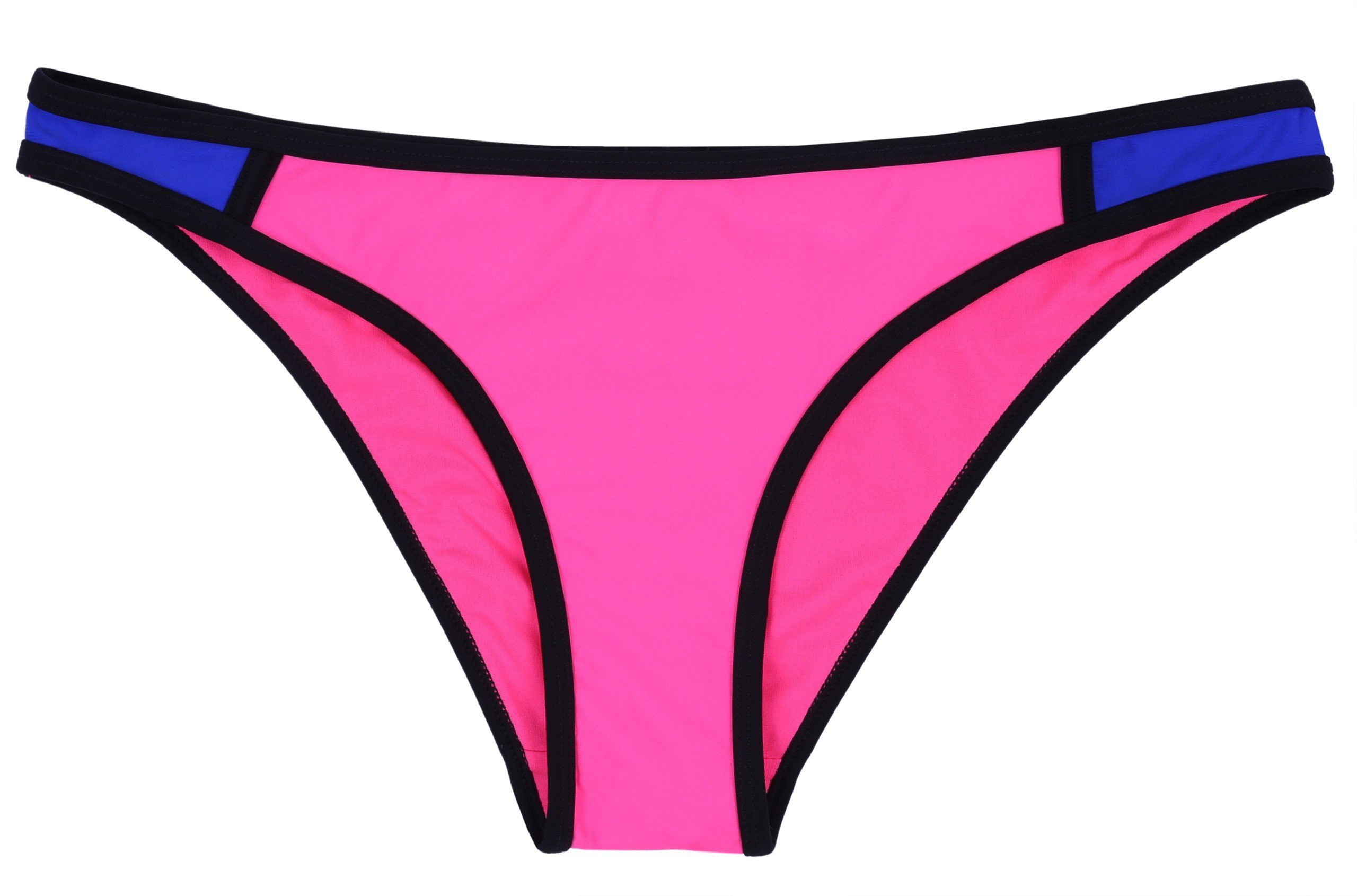 L Sarcia.eu Badehose, Pink-blaue Badehose für Damen Badeslip