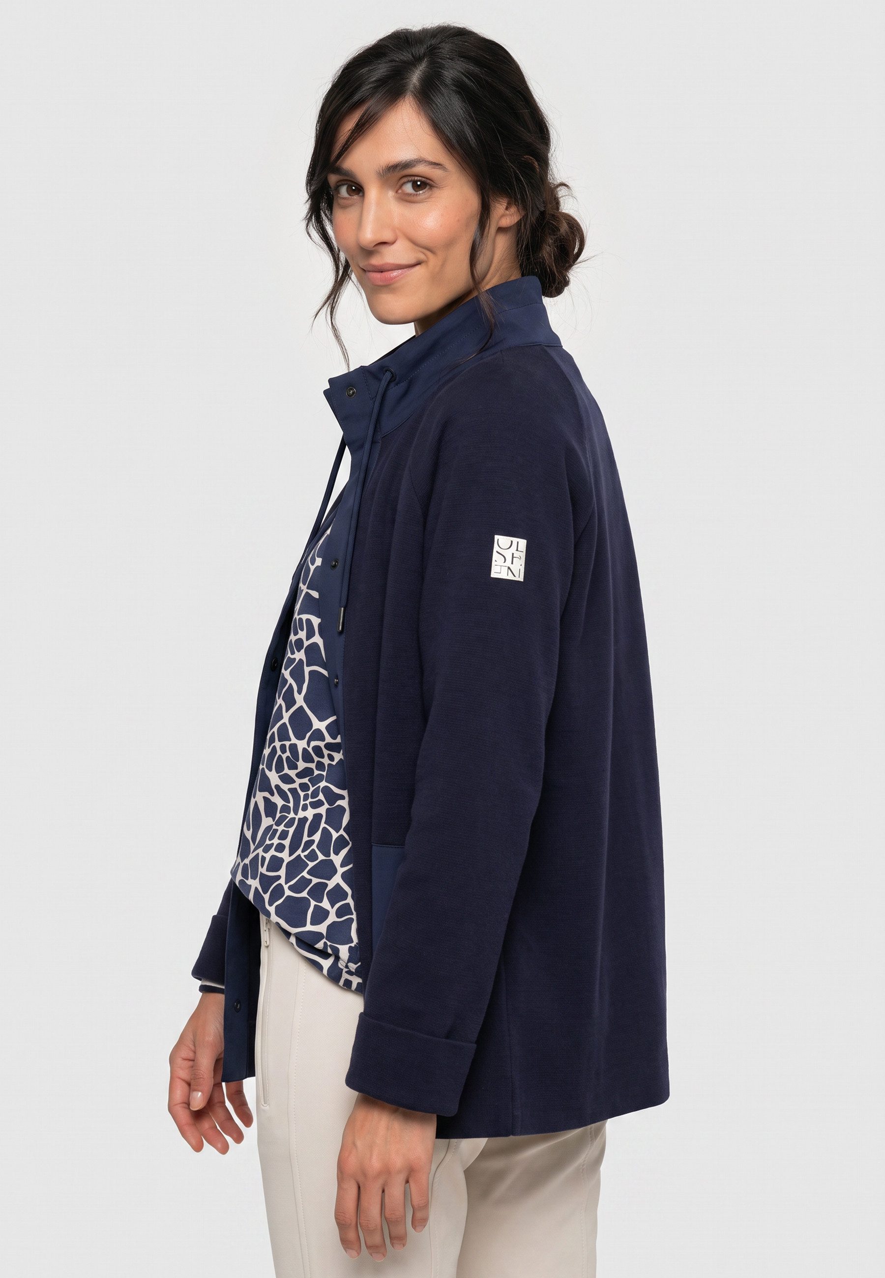 Olsen Cardigan mit Stehkragen und Raglanärmeln – Bild 2 von 5