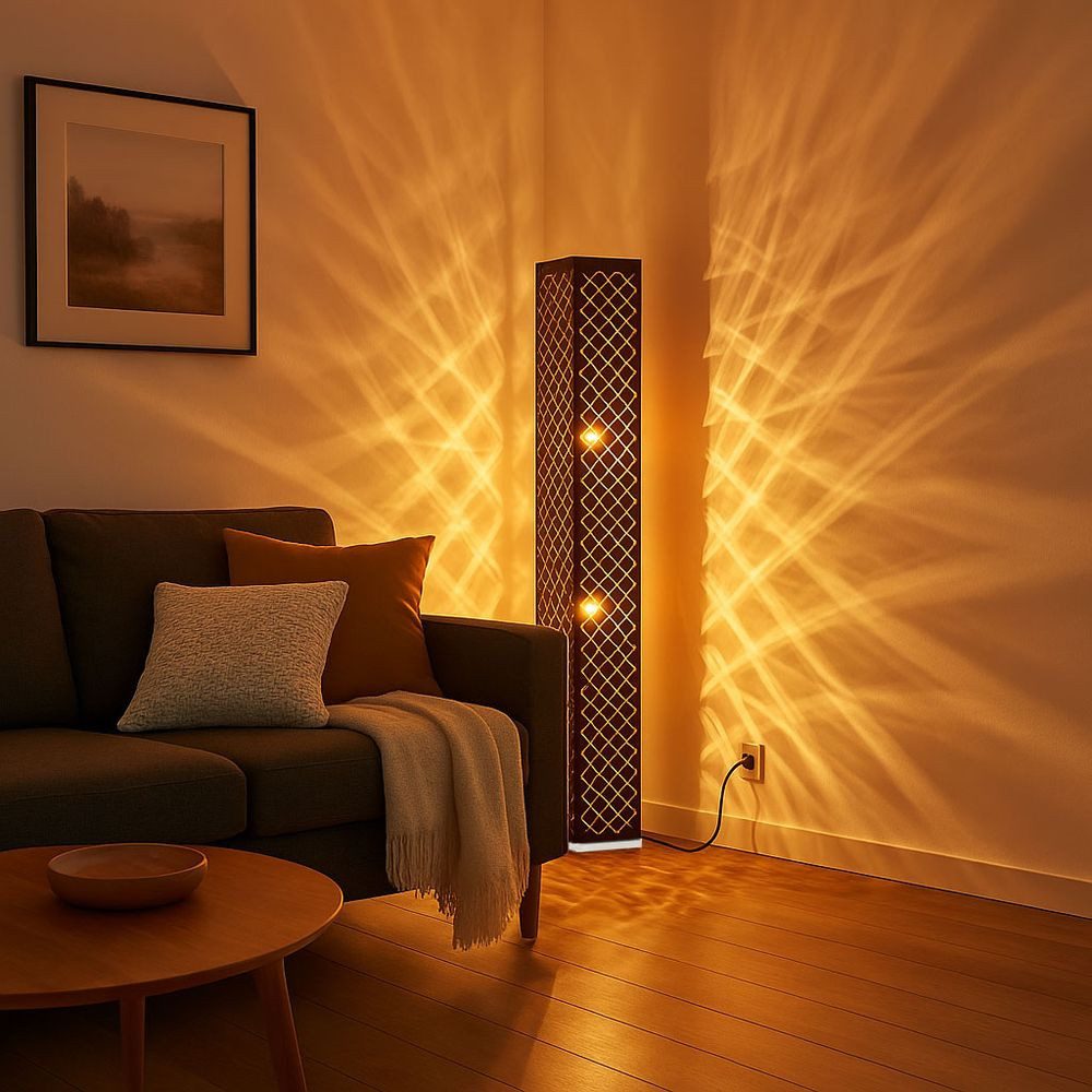 GLOBO LIGHTING Stehlampe, Leuchtmittel nicht inklusive, Stehlampe Stoff Sta günstig online kaufen