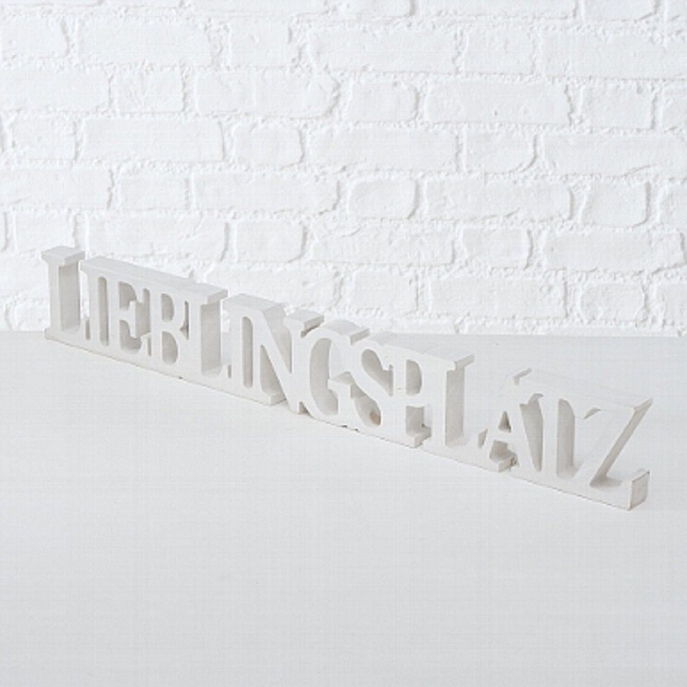 Lieblingsplatz Deko-Schriftzug Holsaufsteller GRUPPE GmbH BOLTZE (1 St) Schriftzug