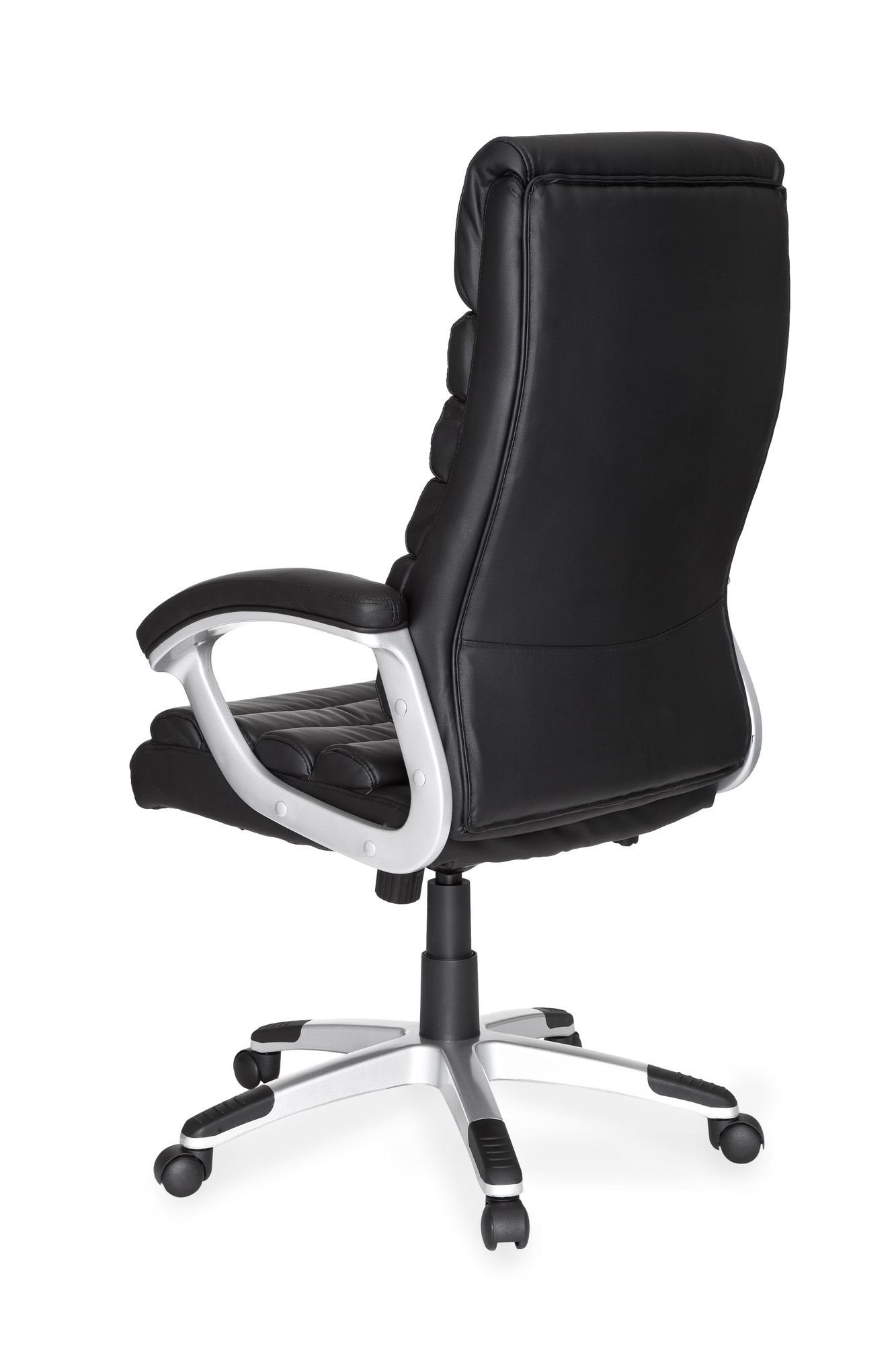 Chefsessel Schreibtischstuhl mit bis kg), (Valencia, Schwarz Kopfstütze ergonomisch Bürostuhl Kunstleder SPM1.026 Amstyle 120