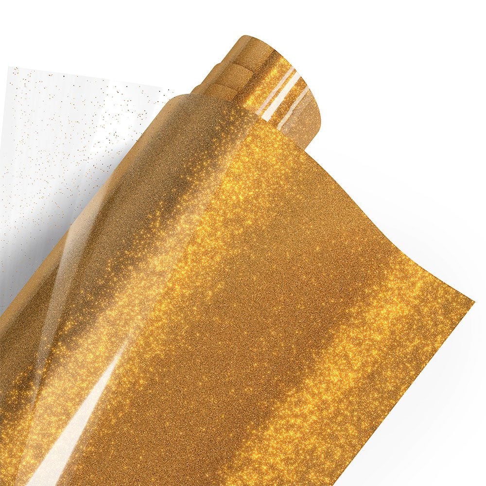 POLI-TAPE POLI-CUT Plotterfolie POLI-FLEX IRON-ON PEARL GLITTER, 30,5 cm x 61 cm, Textiltransferfolie mit Glittereffekt