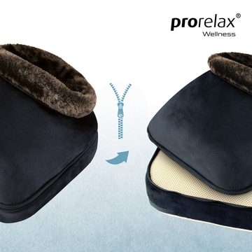 prorelax Shiatsu-Fußmassagegerät 12119 Shiatsu Fuß-Massager, 2-tlg., mit zuschaltbarer Wärme-Funktion