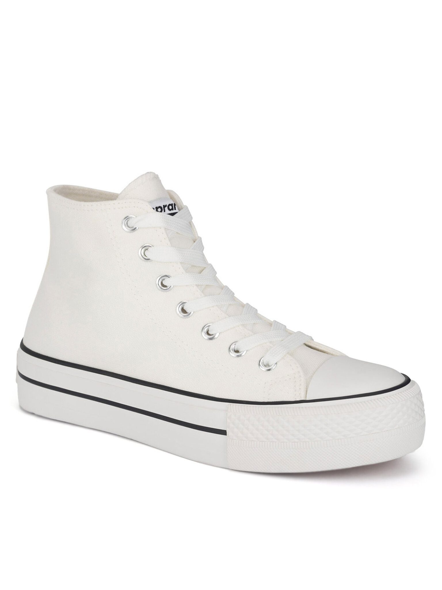 sprandi Sprandi Sneakers aus Stoff Damen YL201403 Weiß Sneaker