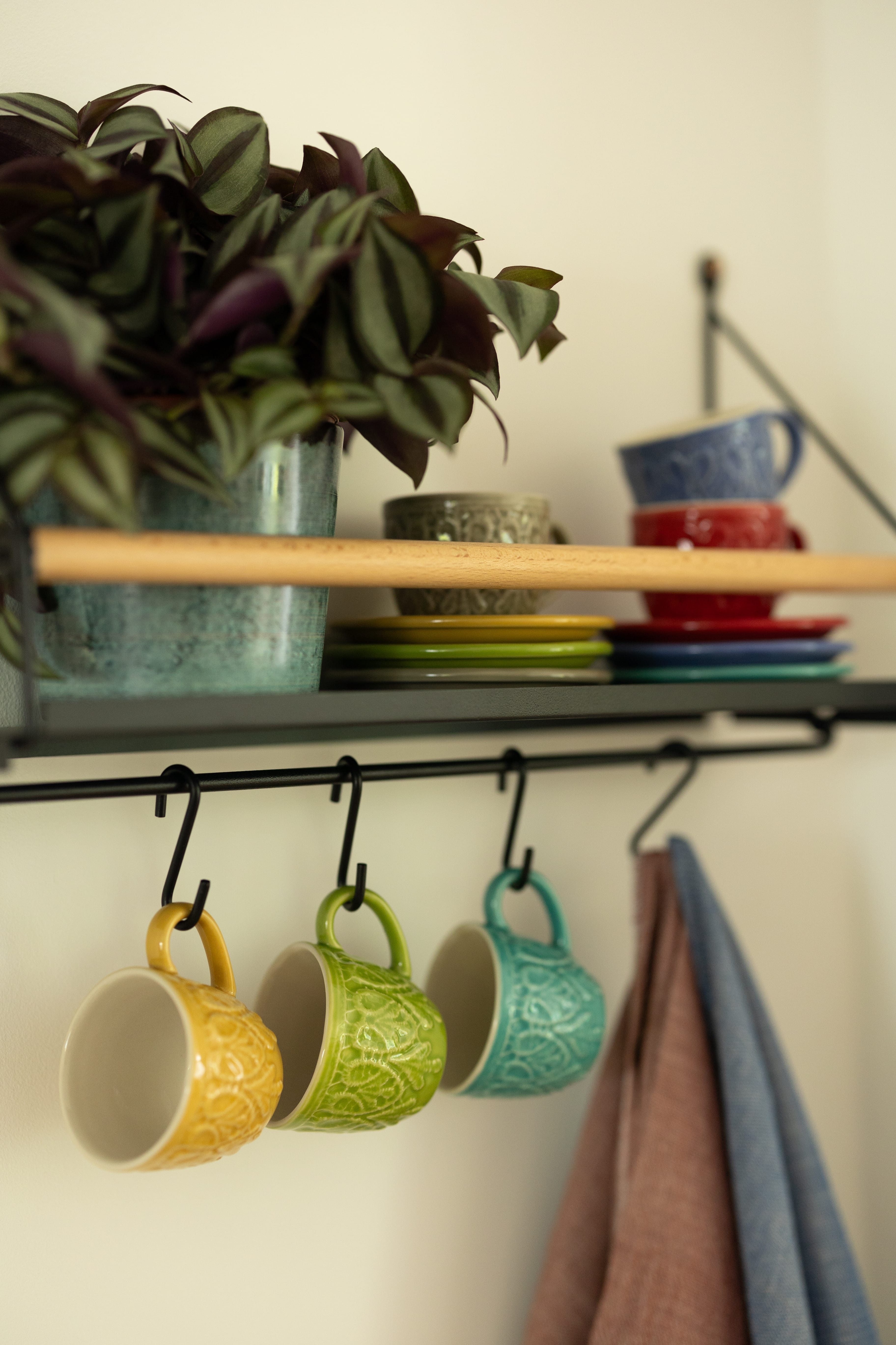 El Puente Espressotasse Espressotasse mit Untertasse "Bloom", Handmade, Keramik, Handmade