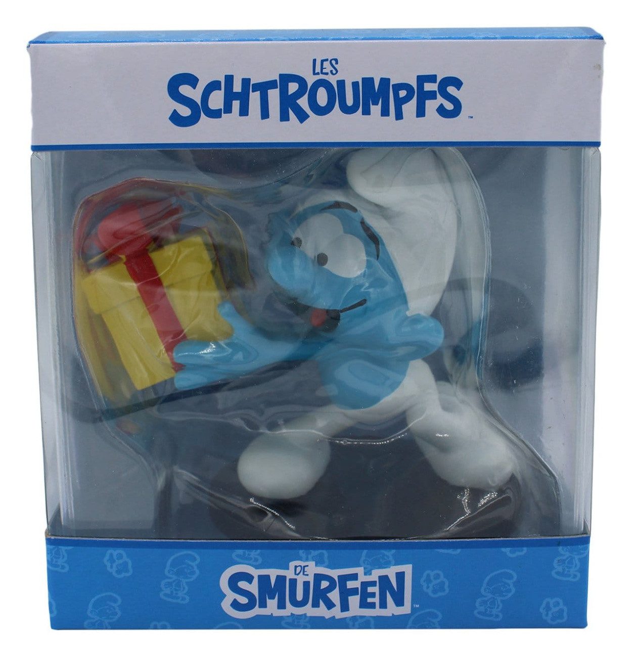 heo Merchandise-Figur Die Schlümpfe Statue Jokey-Schlumpf mit Geschenk 10 cm