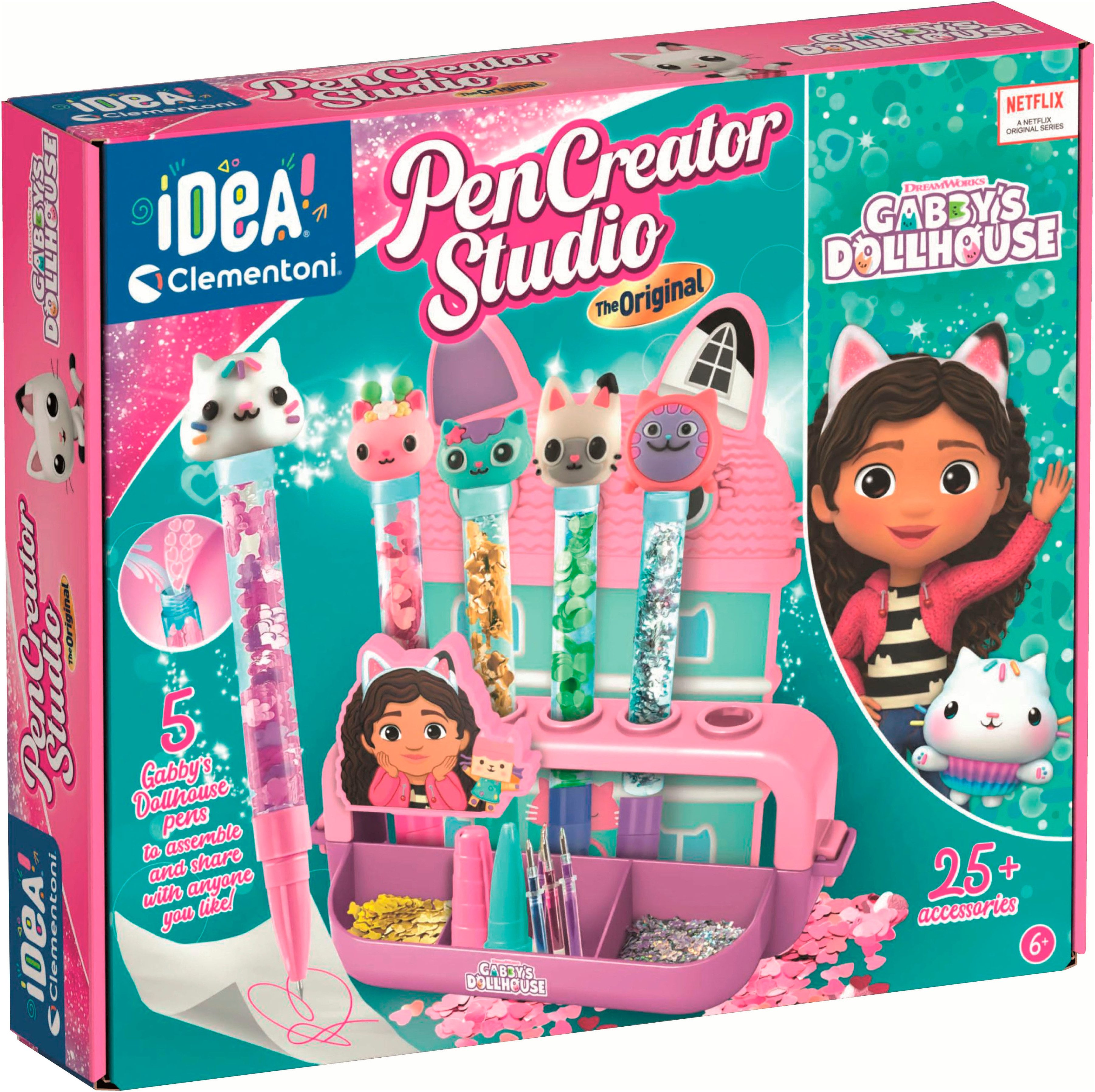 Clementoni® Kreativset Idea, Mein Stift-Atelier - Gabby`s Dollhouse