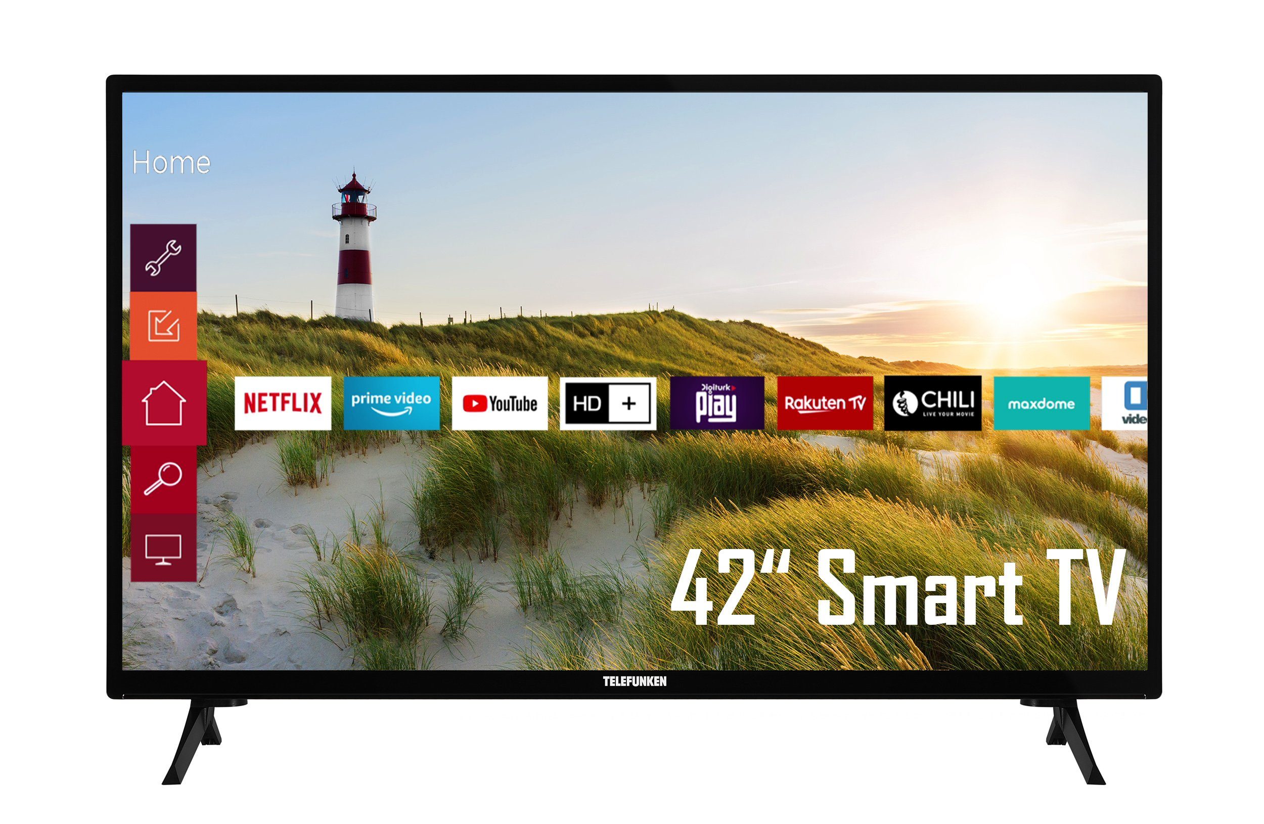 Telefunken XF42K550 LCD-LED Fernseher (106 cm/42 Zoll, Full HD, Smart TV,  HDR, Triple-Tuner, 6 Monate HD+ gratis) online kaufen | OTTO