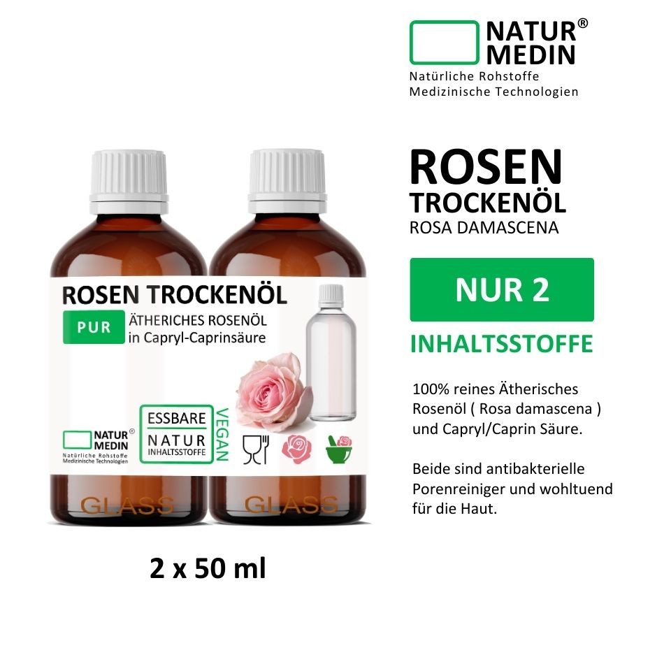 Naturmedin Gesichtsöl Rosen Gesichtsöl (Trockenöl)