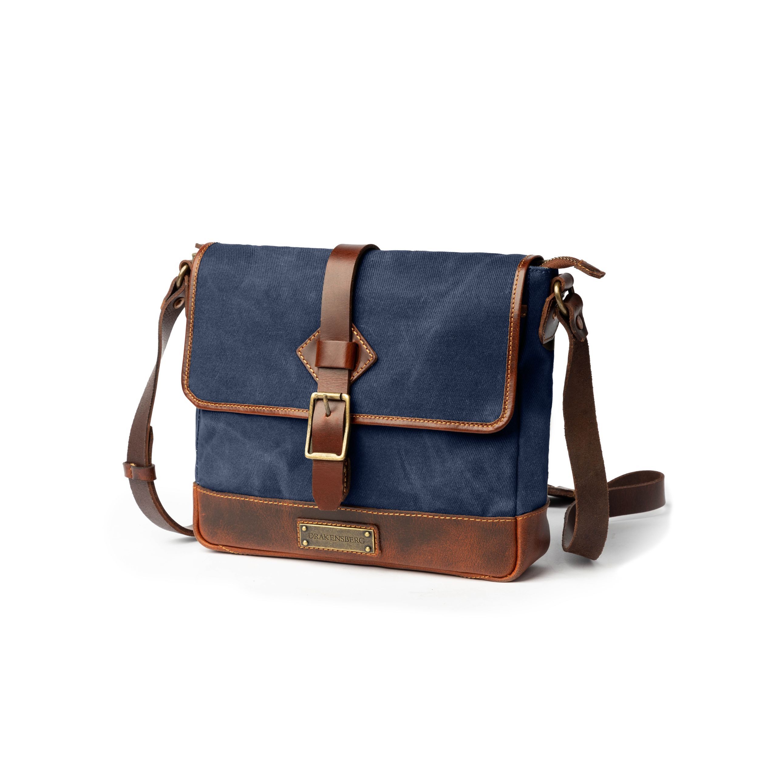 DRAKENSBERG Umhängetasche Messenger Bag »Nate« Ozean-Blau, Herren Cross-Bod günstig online kaufen