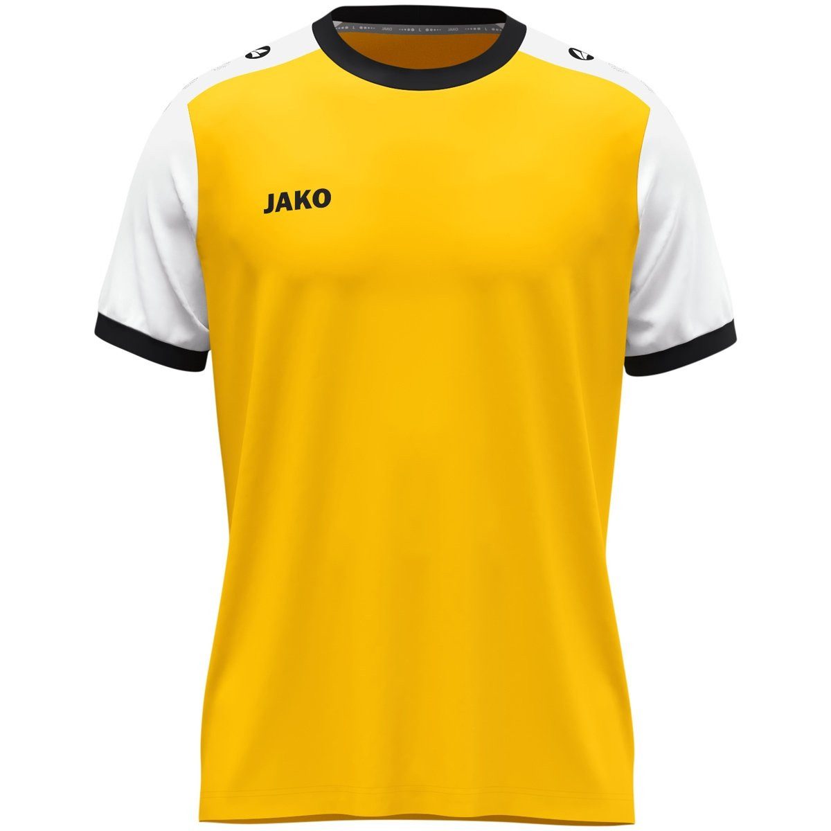 T-Shirt Dynamic Trikot (Polyester-Micro-Mesh) gelb/weiss Kinder