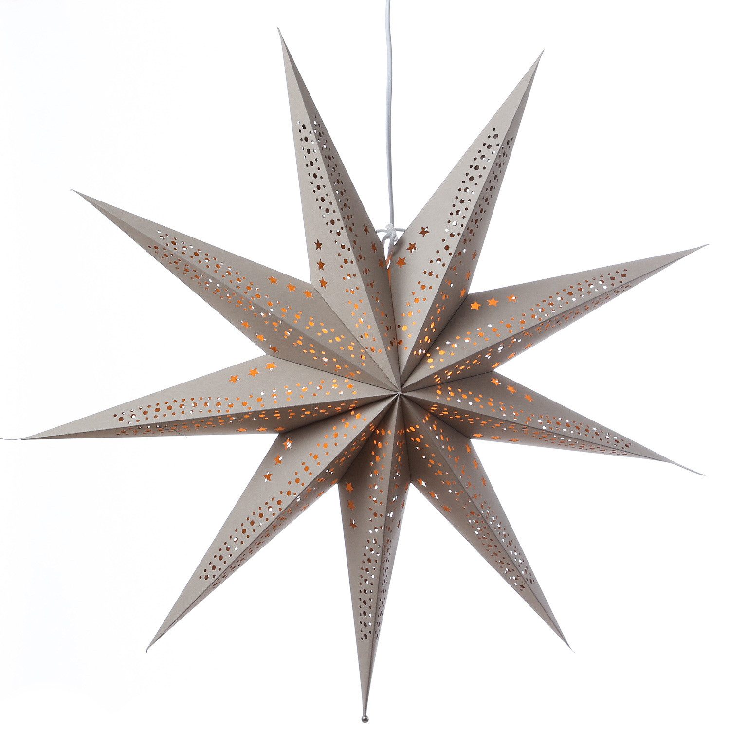 MARELIDA LED Stern Papierstern Sara Weihnachtsstern Faltstern Leuchtstern 69cm. Reduzierter Preis € 17,59. Unverbindliche Preisempfehlung € 26,39