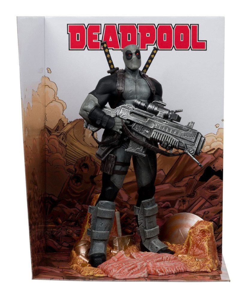 McFarlane Toys Merchandise-Figur Marvel Collection PVC Statue 1/6 Deadpool (Deadpool #1)(Grey Suit Chas