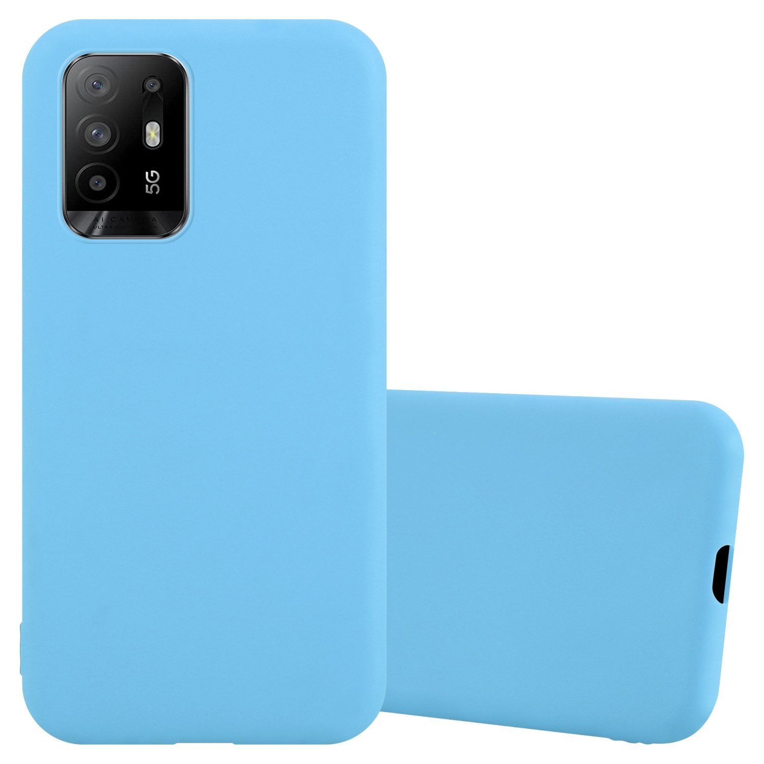 Cadorabo Handyhülle für Oppo A94 5G Hülle Oppo A94 5G, Flexible TPU Silikon Handy Schutzhülle - Hülle - ultra slim