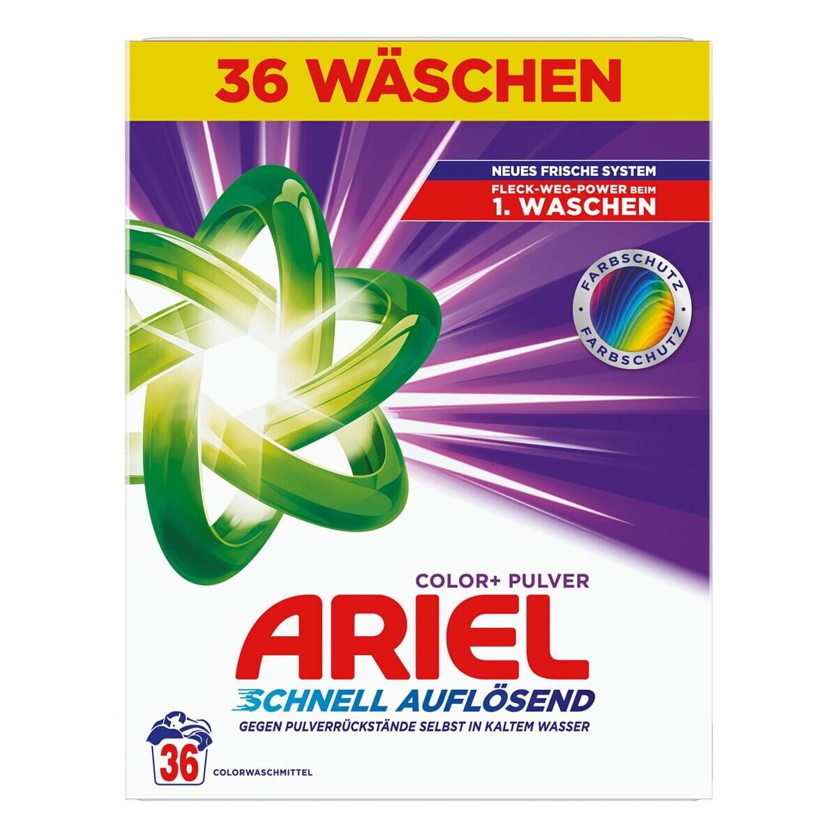 ARIEL Color+ Colorwaschmittel (36 WL, 1,98 kg)
