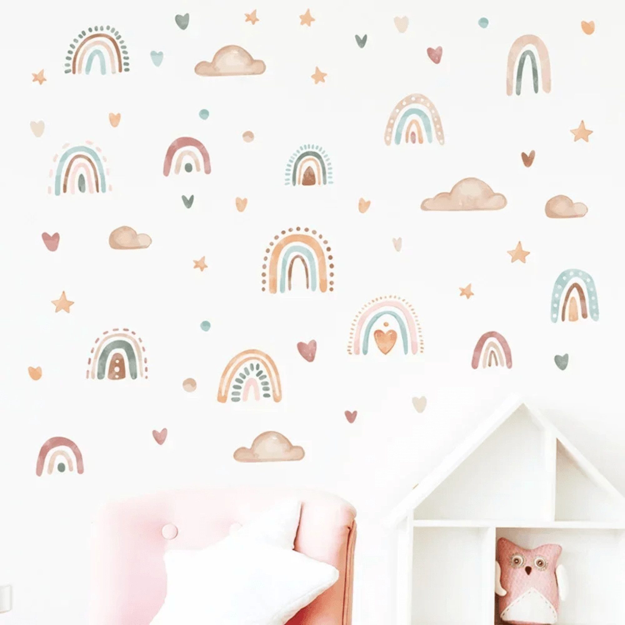 Montegoni Wandtattoo 3 Bögen Kinder Wandsticker günstig online kaufen