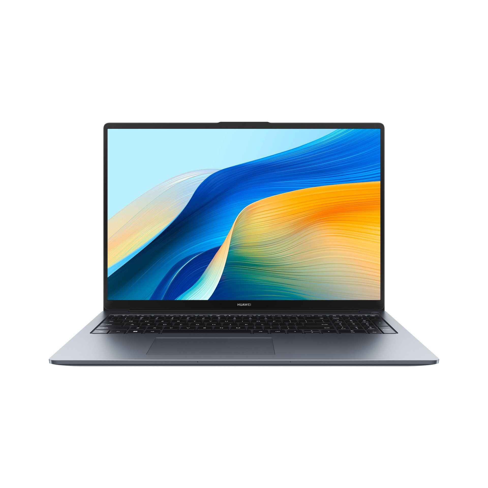 Core 512GB MateBook Graphics, Core zwischen SSD i5 Windows Device: 12450H, (40,6 cm/16 Home 8GB UHD Fingerabdrucksensor), Intel D16 2024 Nahtlose Vernetzung Zoll, vorinstalliertes Notebook und Super Huawei i5 Intel 11 RAM