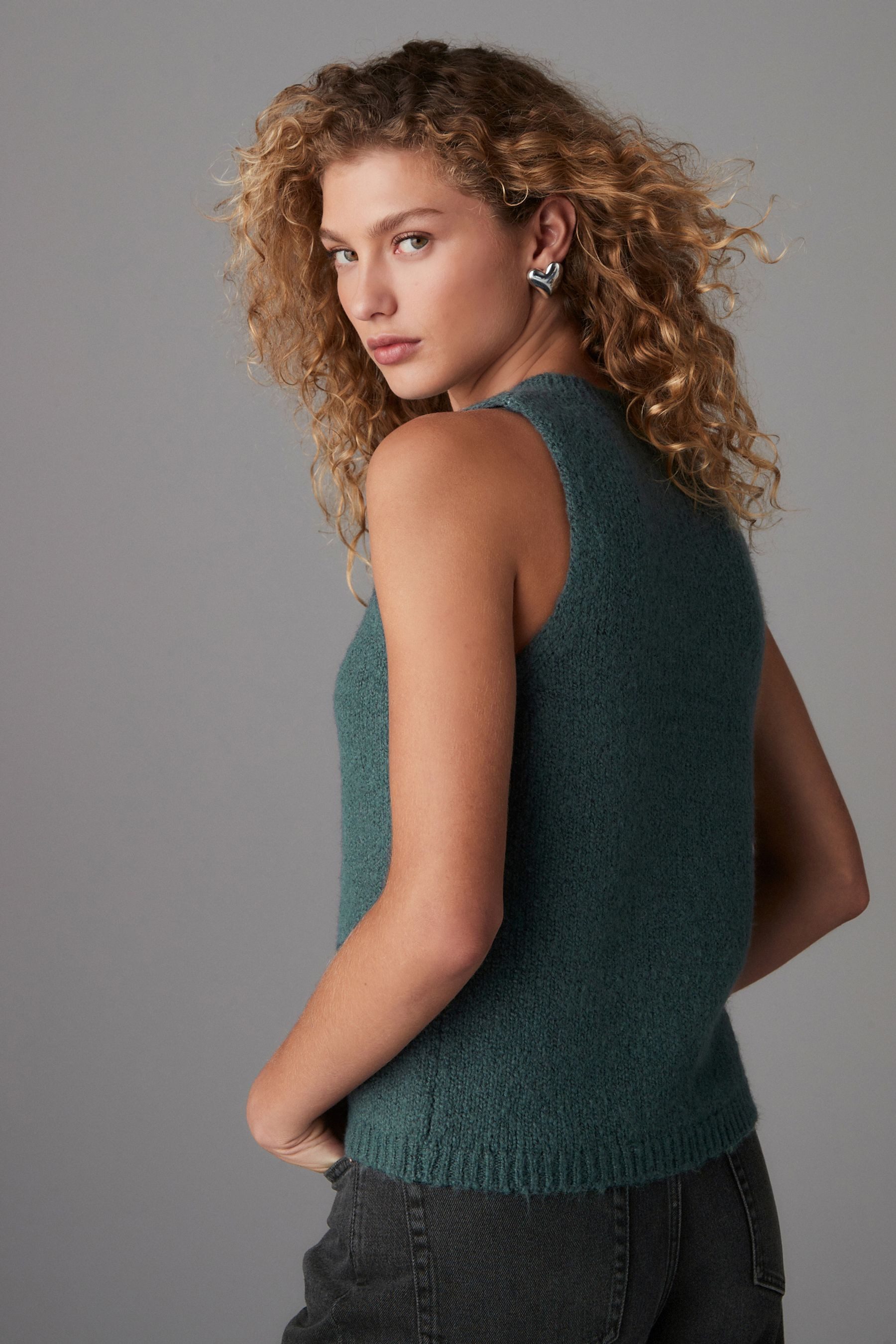 Next Stricktop Gestricktes Tanktop mit Rundhalsausschnitt günstig online kaufen